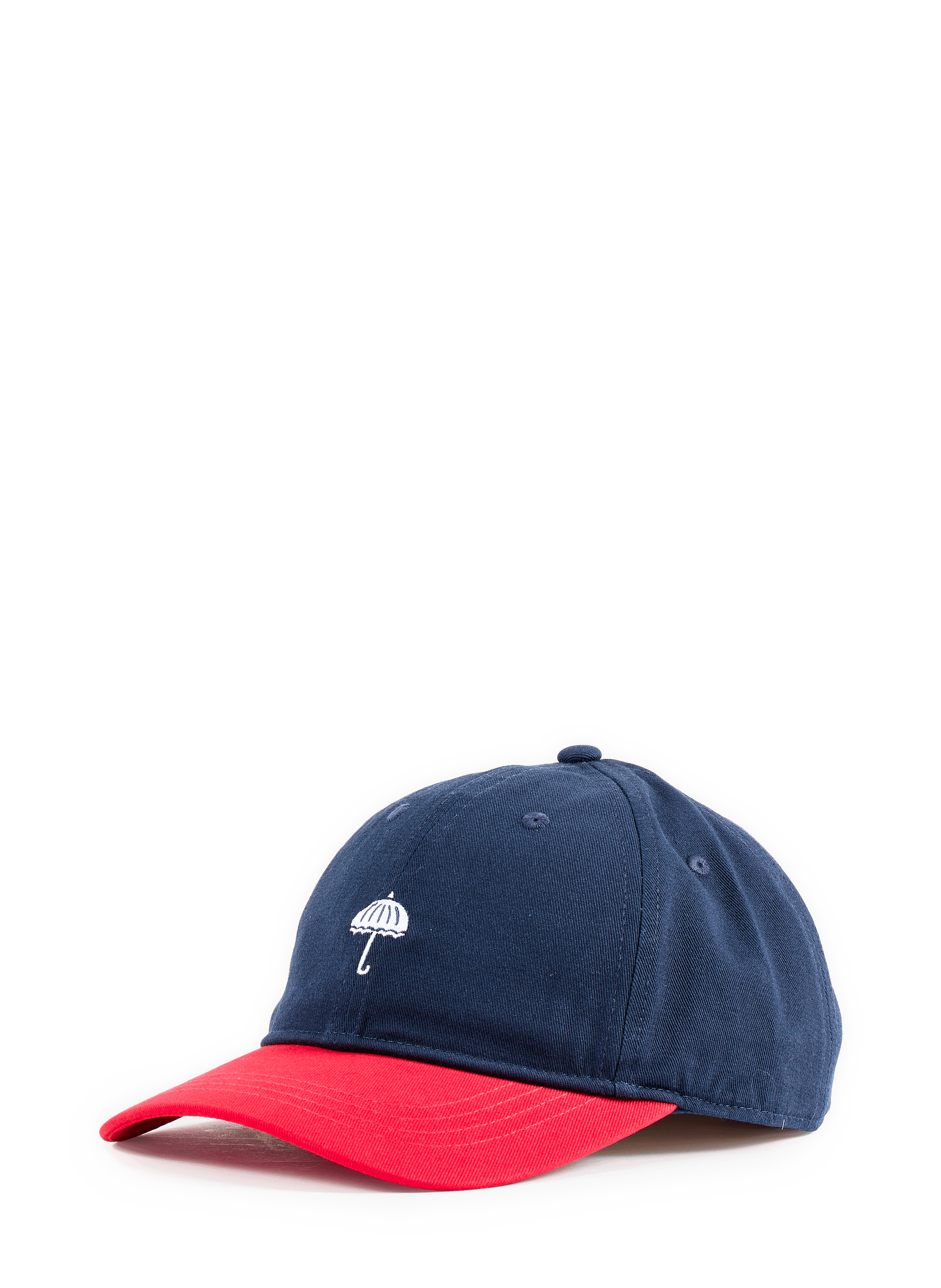 Two-tone cap with embroidered logo in cotton HELAS CAPS Blue