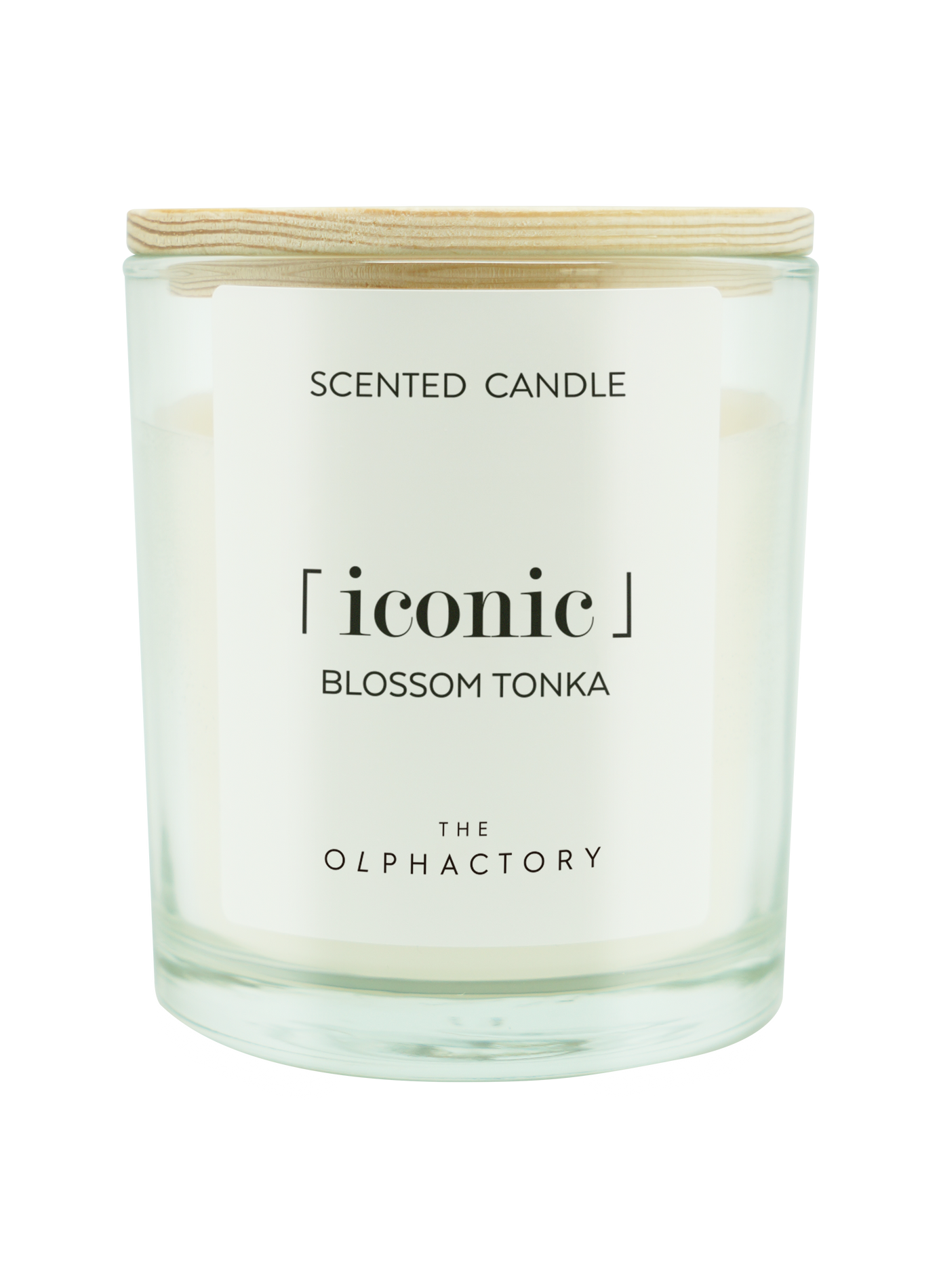 Bougie parfumée Blossom Tonka 200g OLPHACTORY Marron
