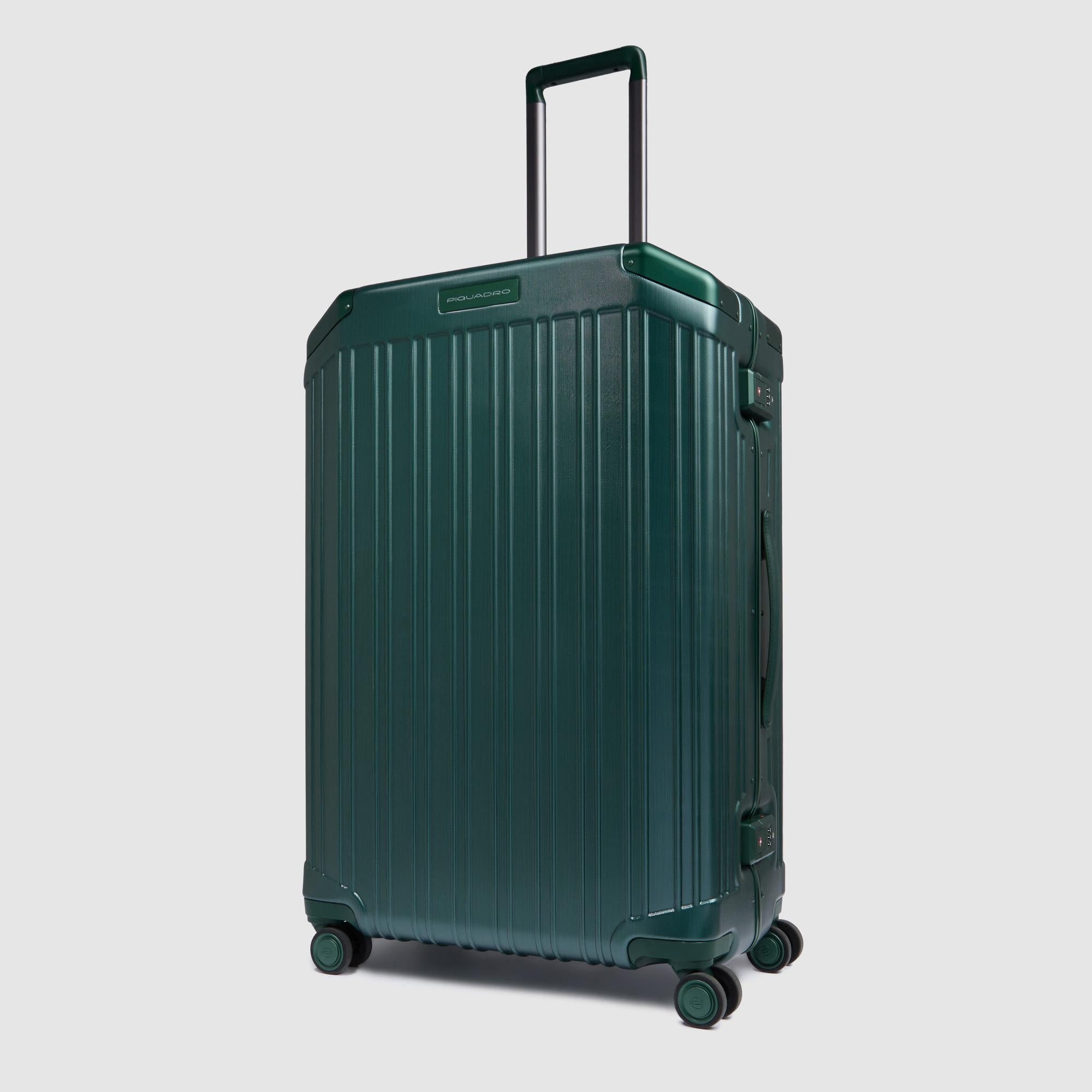 Grote koffer met 4 wielen PIQUADRO Groen
