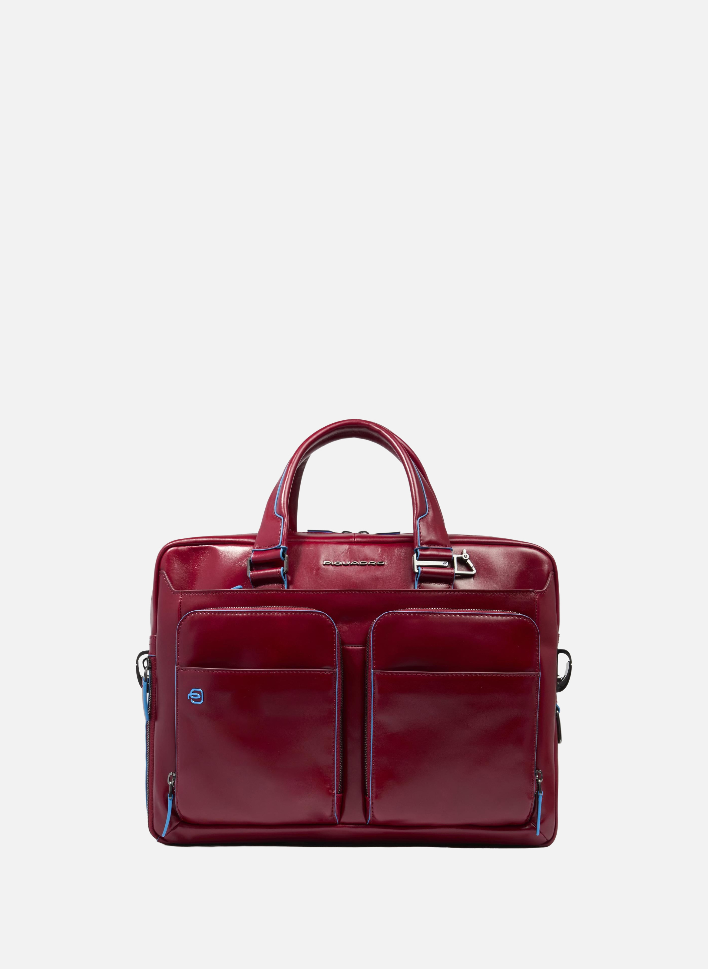 Sac d'ordinateur 15" personnalisable PIQUADRO Rouge