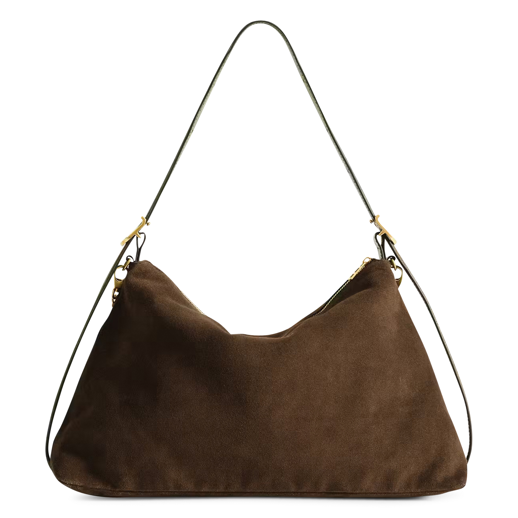 Leren handtas Jim ZADIG&VOLTAIRE Bruin