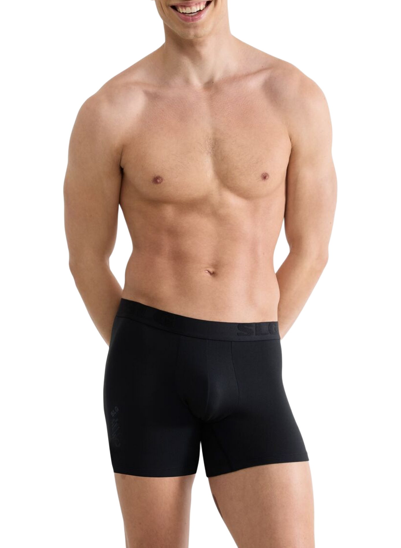 Pack mit 2 Boxershorts SLOGGI Schwarz