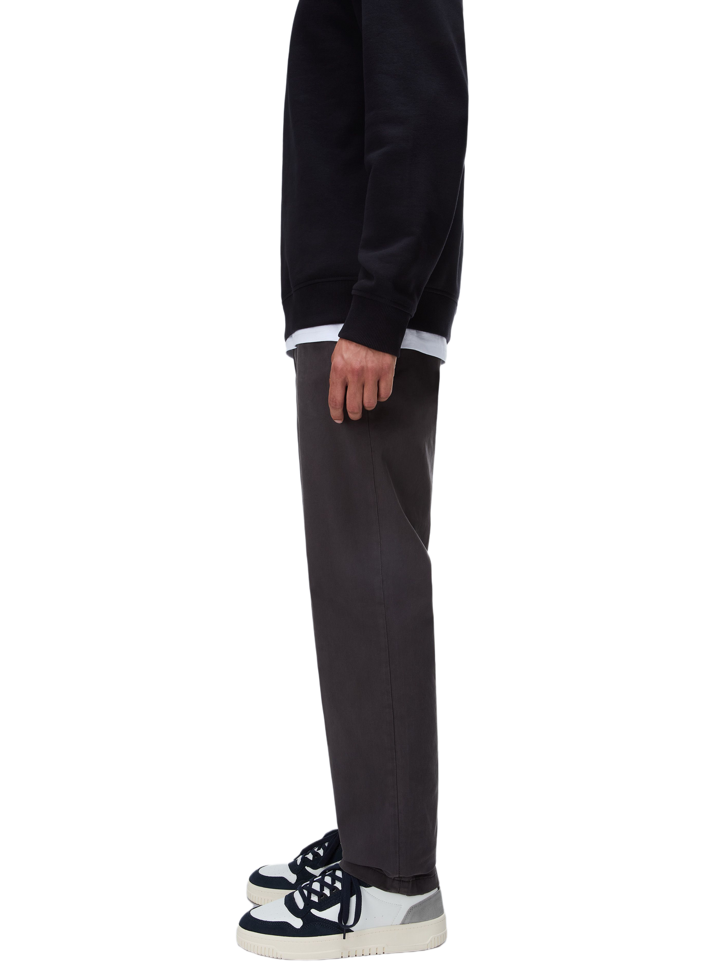 Solid Straight Chino Pants NAPAPIJRI Grey