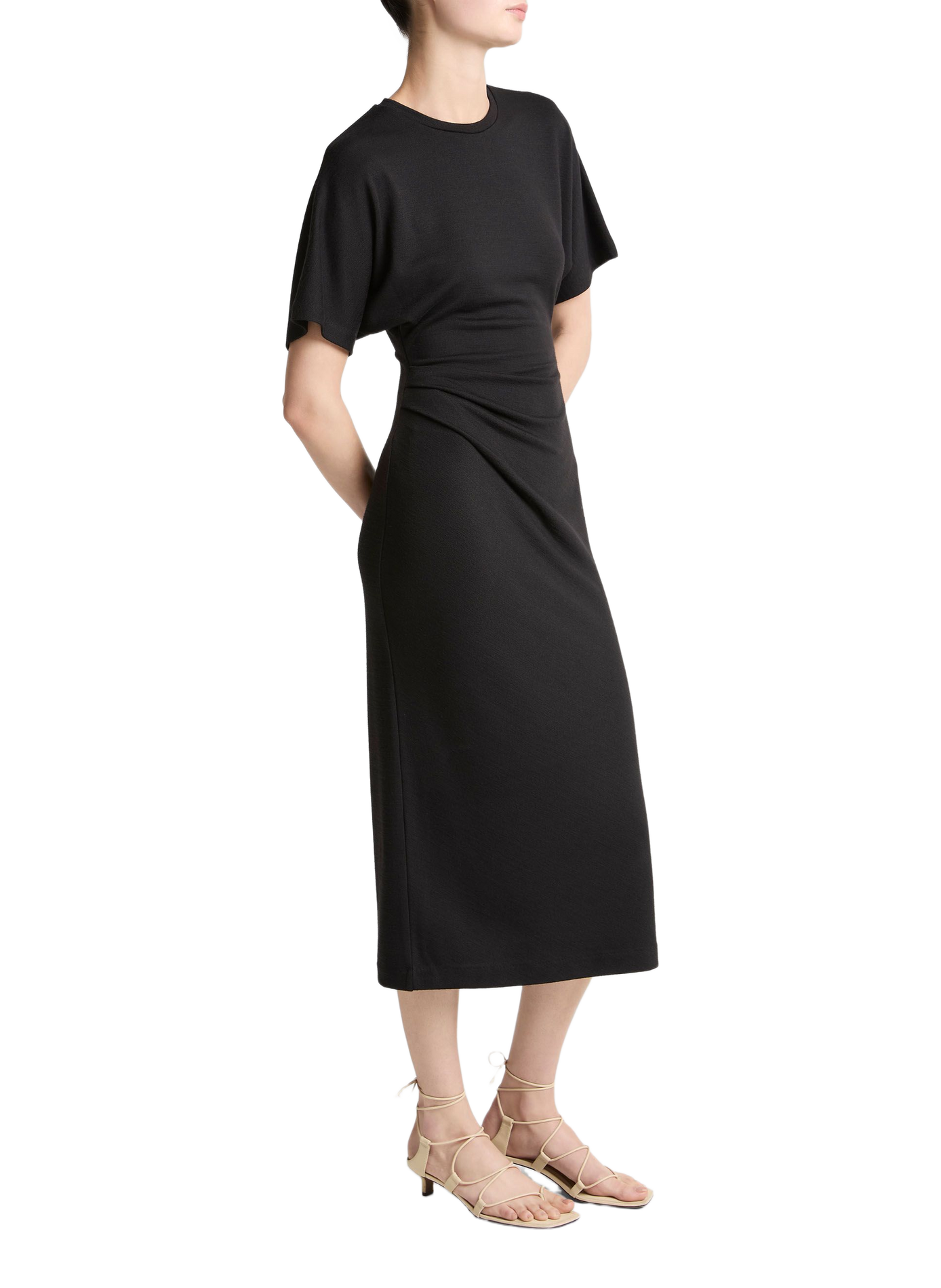 Robe midi manches courtes VINCE Multicolore