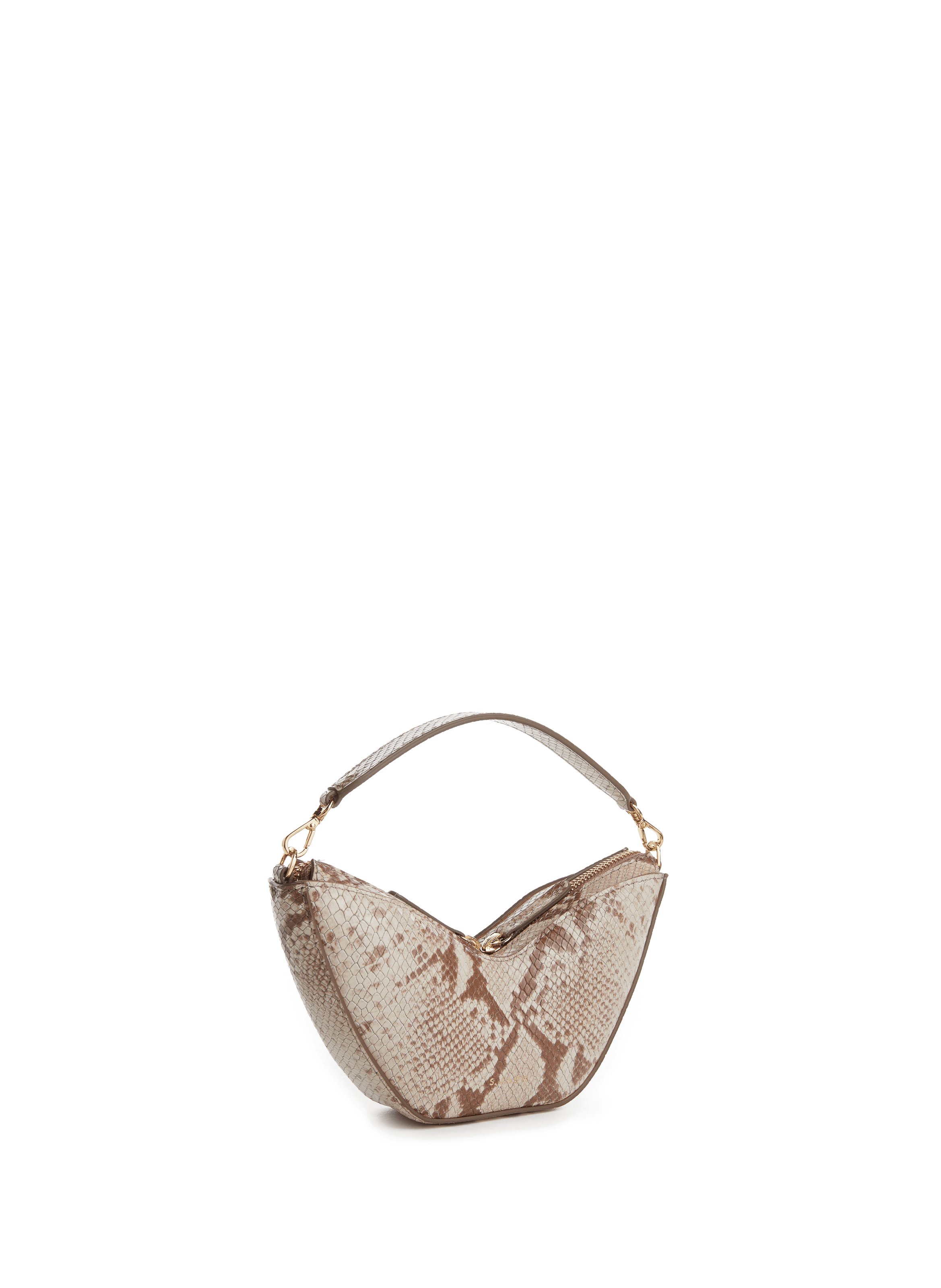 Tulip mini handbag S.JOON Brown