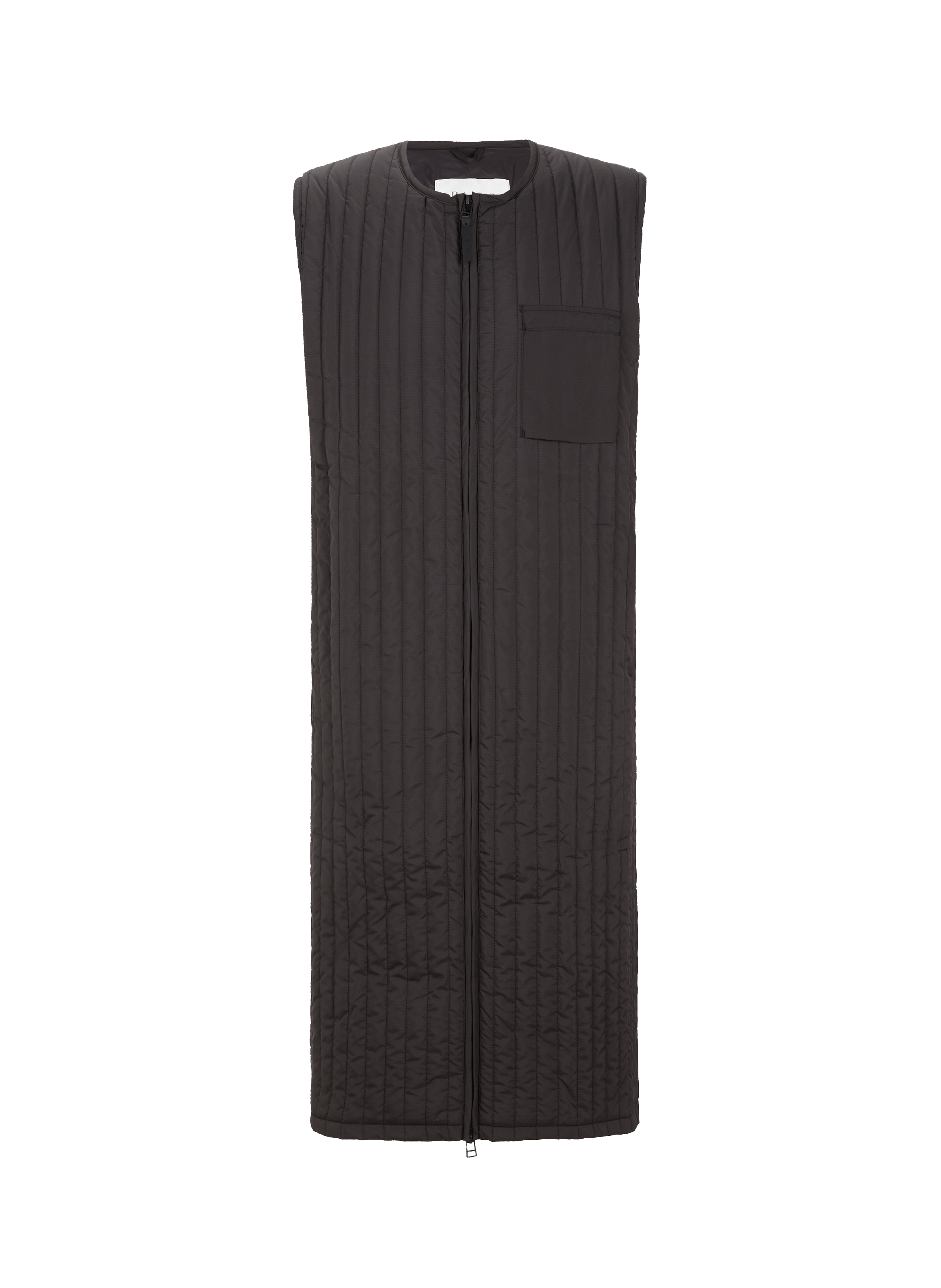 Veste longue matelassée