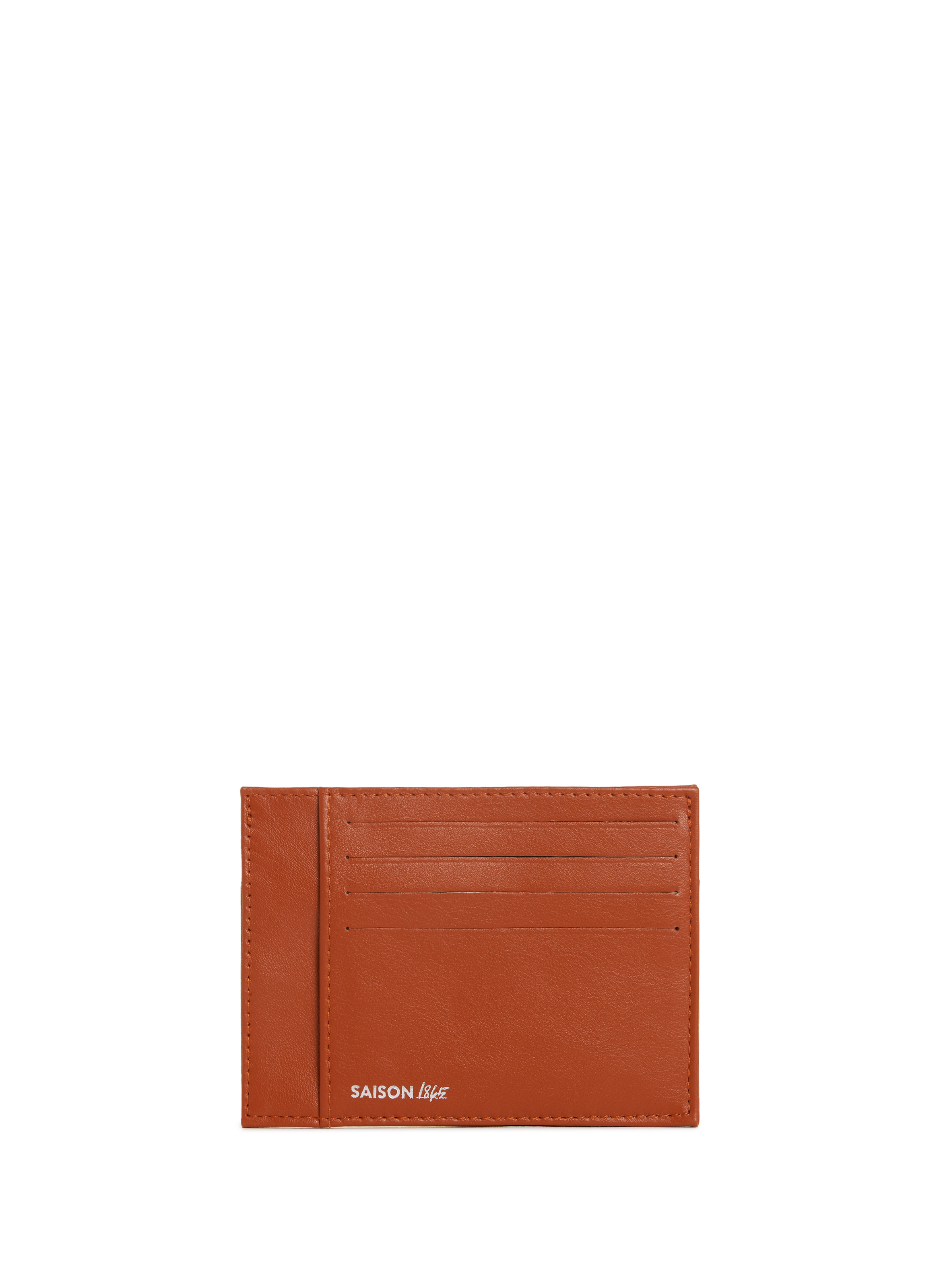 SAISON 1865 Porte-cartes en cuir Marron