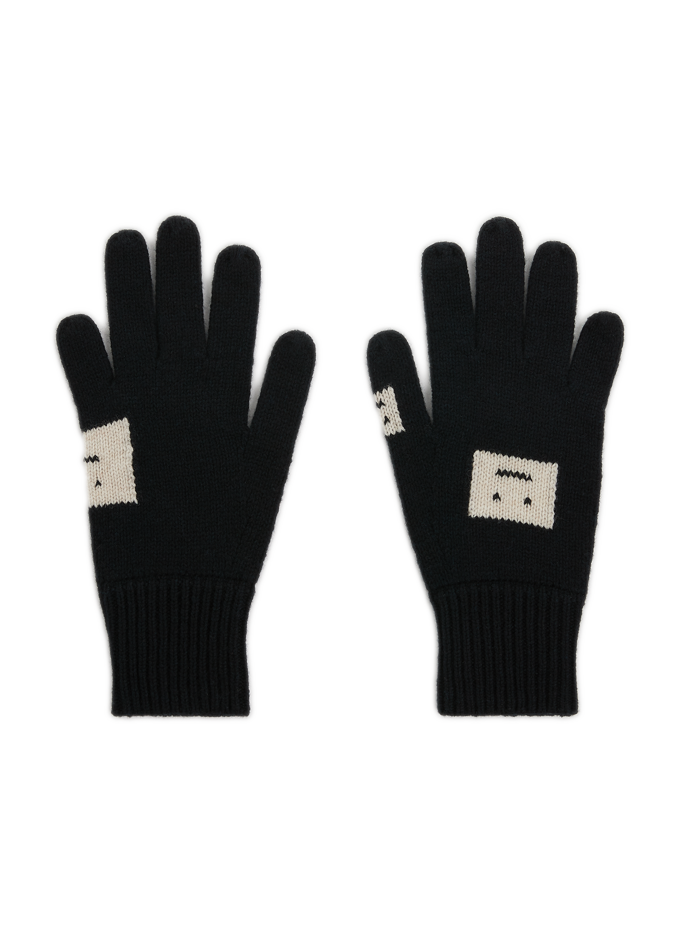 ACNE STUDIOS Gant en laine Noir