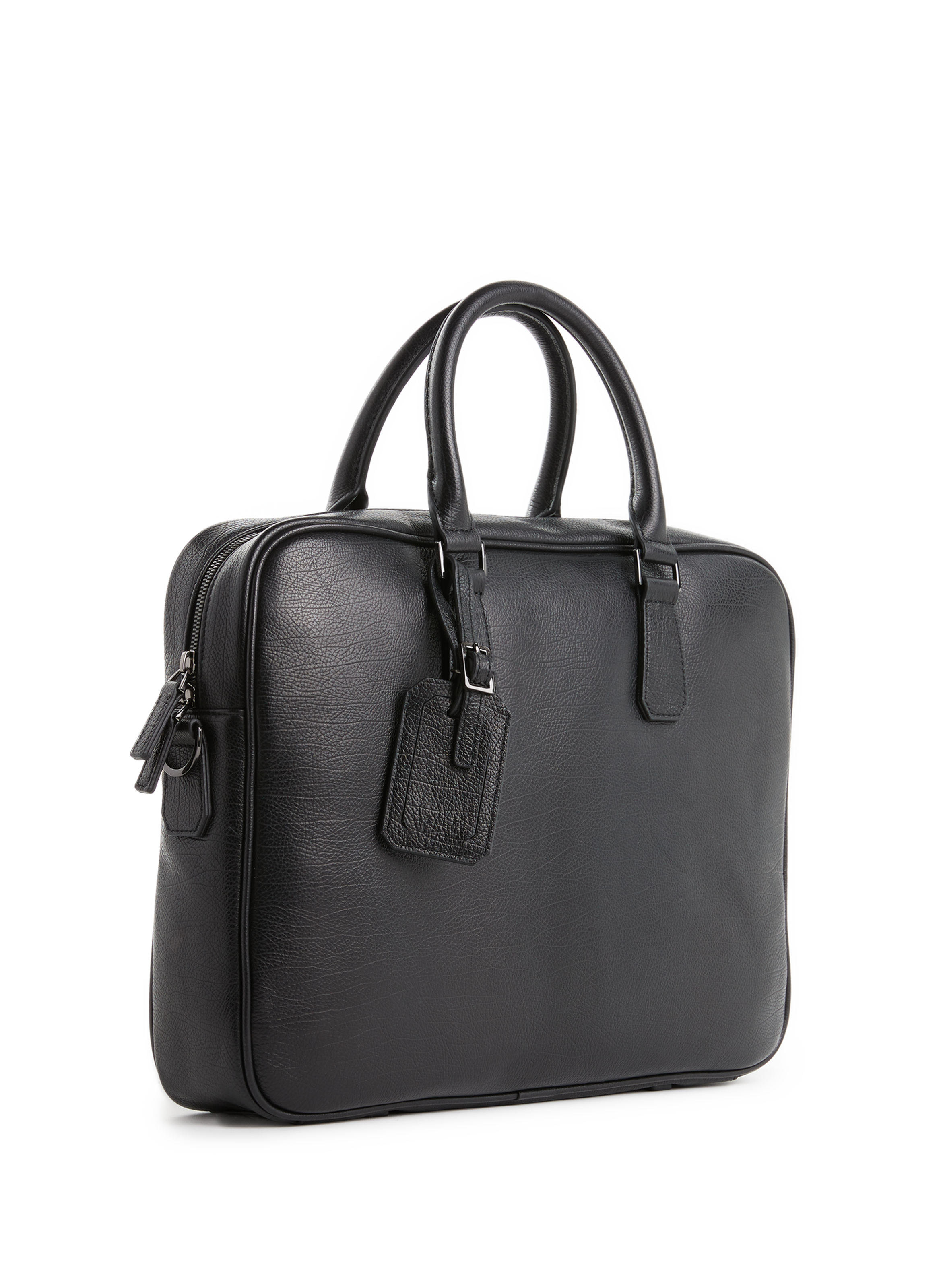 Leather briefcase SAISON 1865 Black
