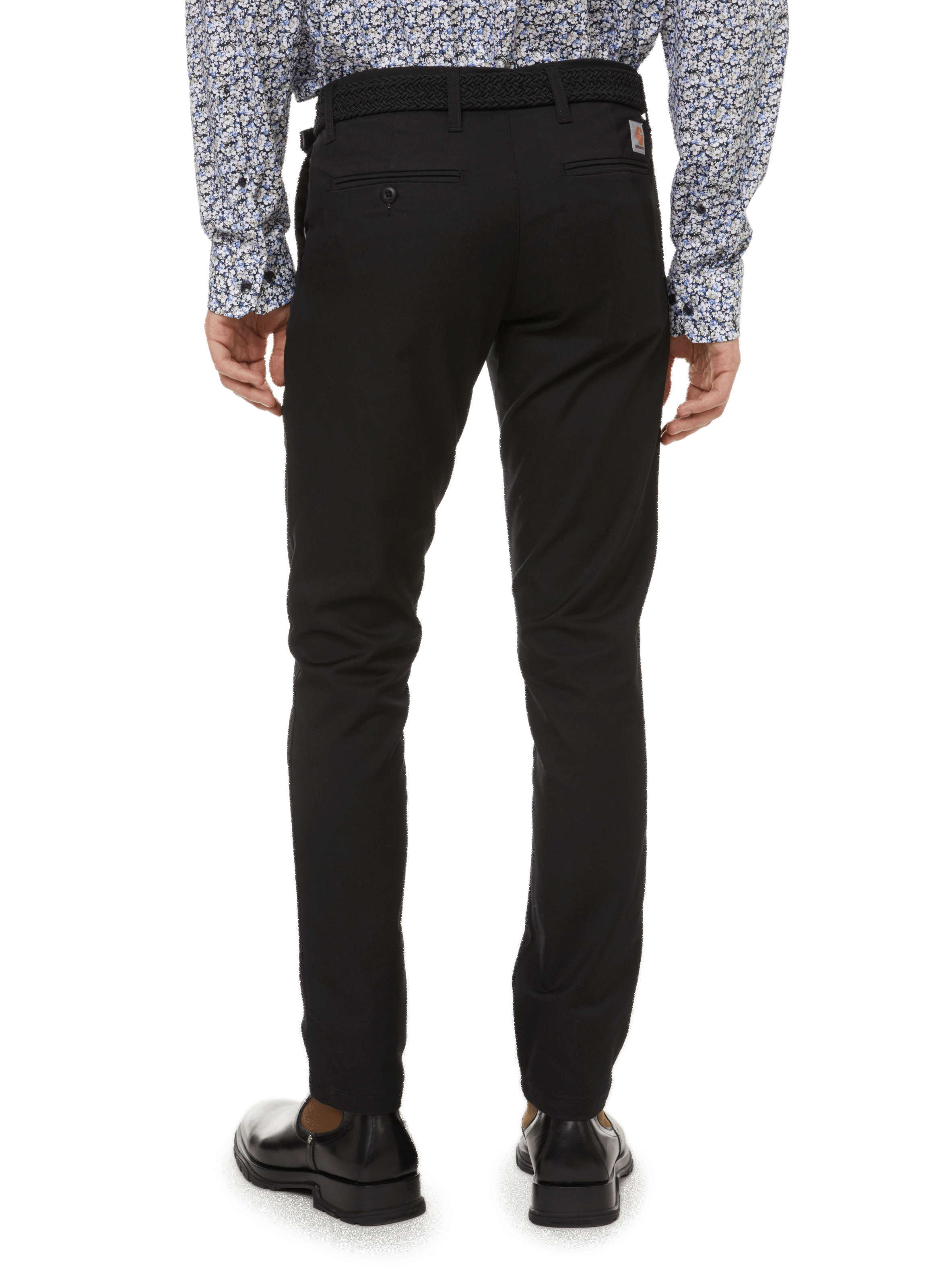 Stretch cotton trousers CARHARTT WIP Black