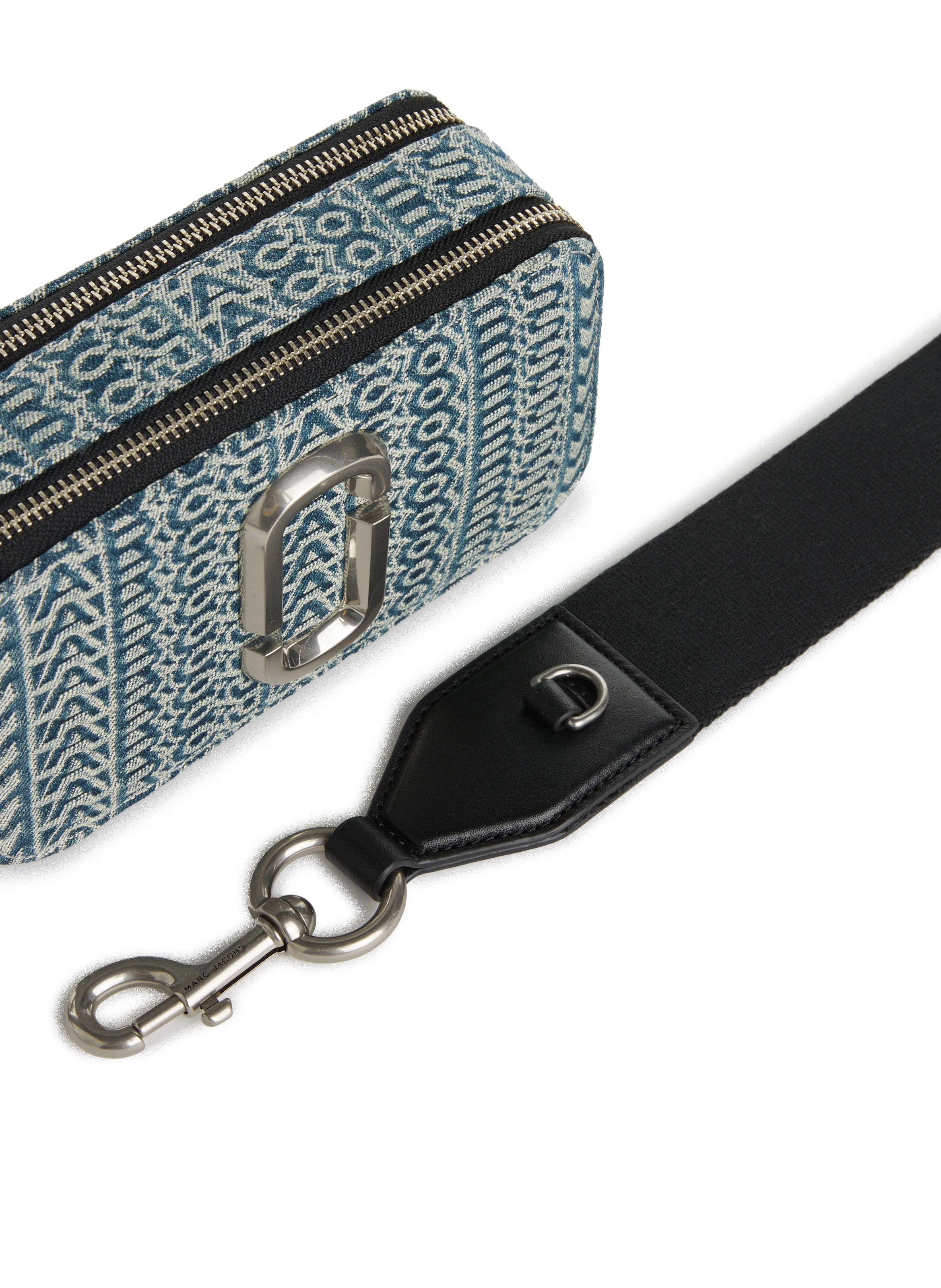 Sac The Snapshot en coton MARC JACOBS Bleu