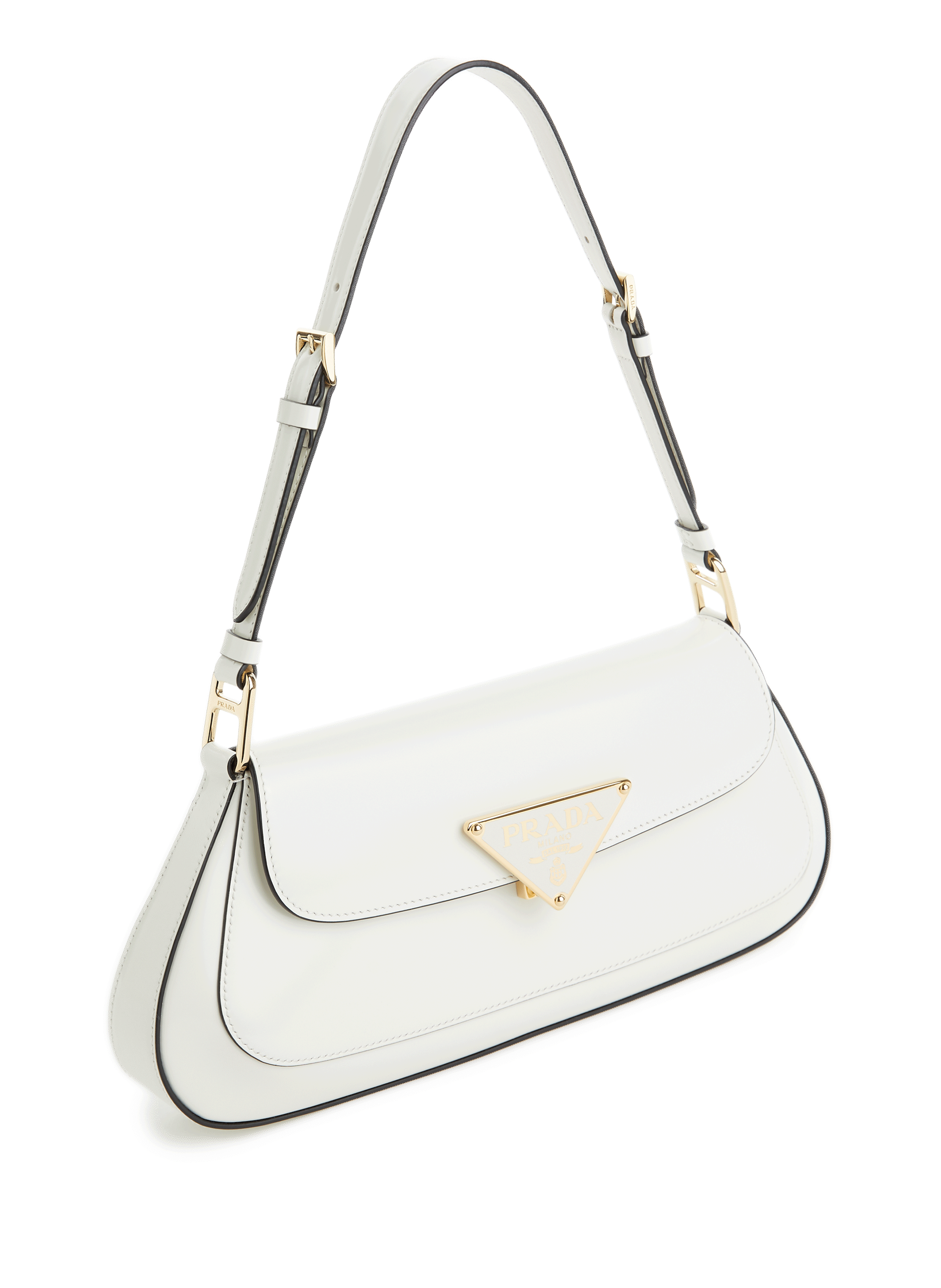 Leather handbag  PRADA White