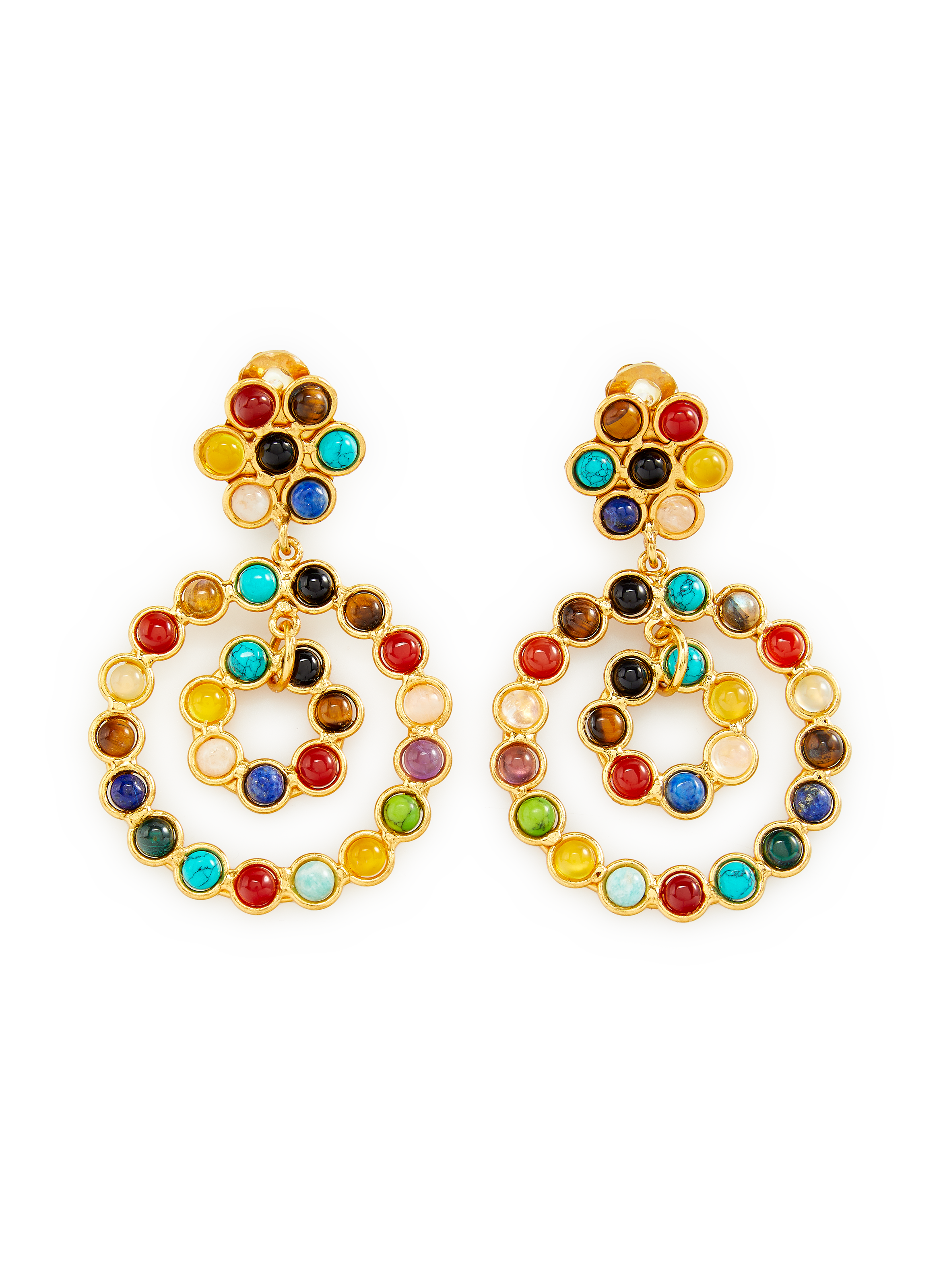 SYLVIA TOLEDANO Flower Candies earrings Multicolour