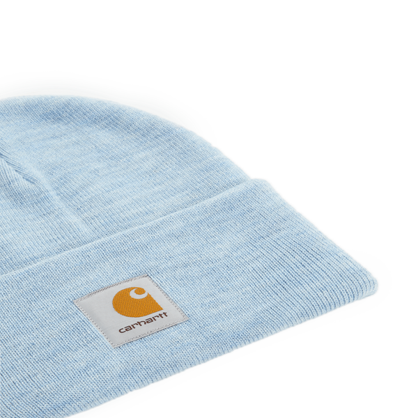 Carhartt Beanie Hat With Turned-up Brim In Blue