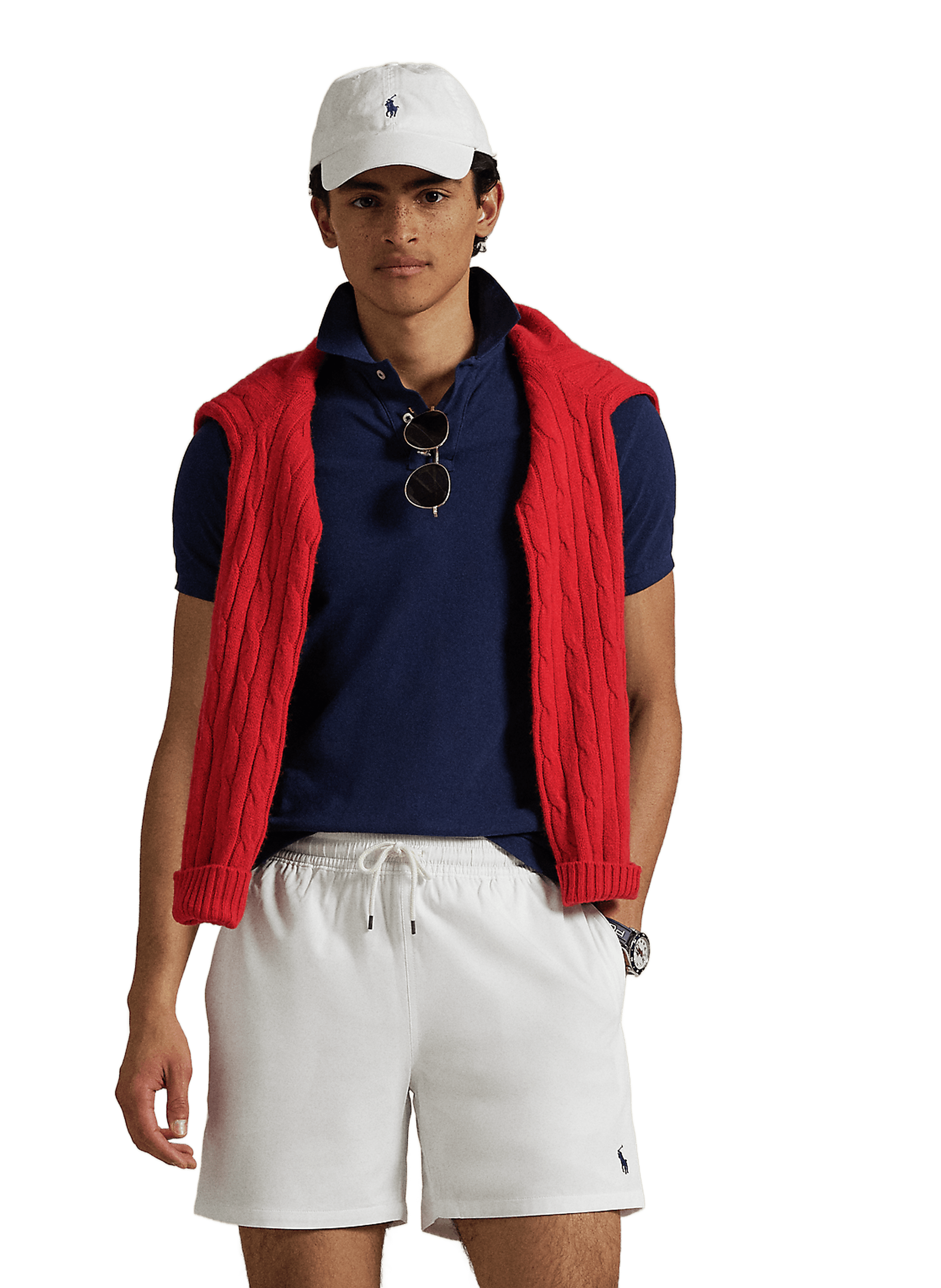Solid color swim shorts POLO RALPH LAUREN White