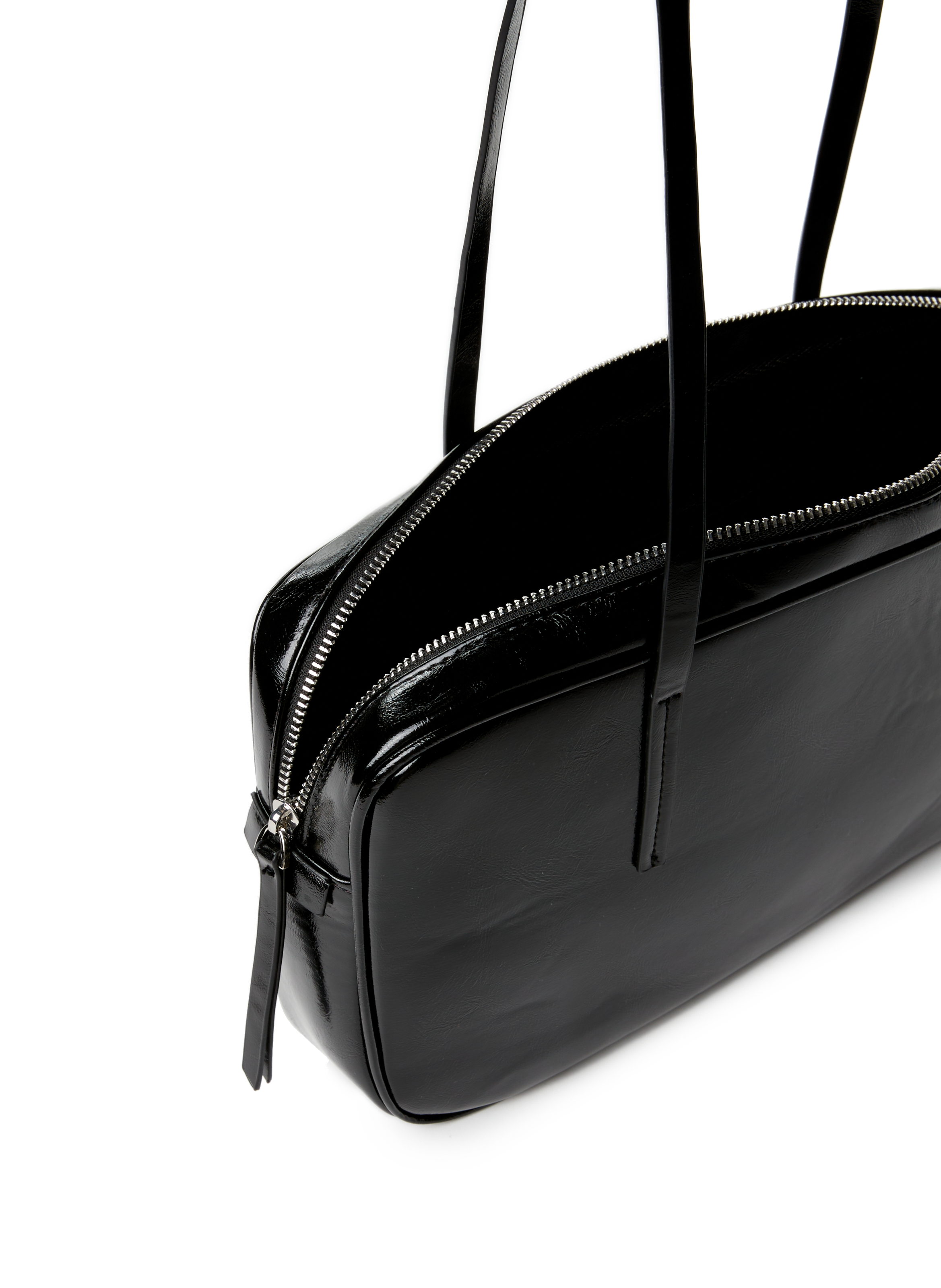 FLORAL QUILTED BAG AU PRINTEMPS PARIS Black