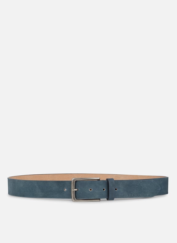 Ceinture en cuir Bleu by IKKS IKKS Ceinture en cuir Bleu