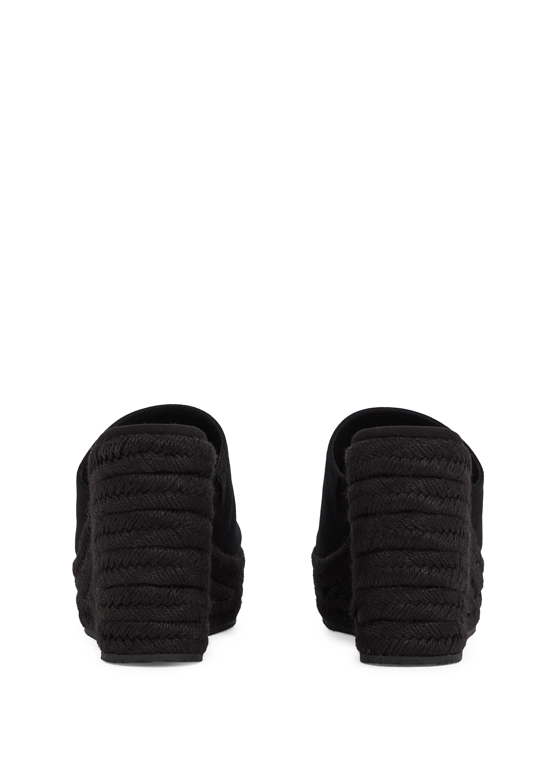 Sandales espadrilles compensées CALVIN KLEIN Noir