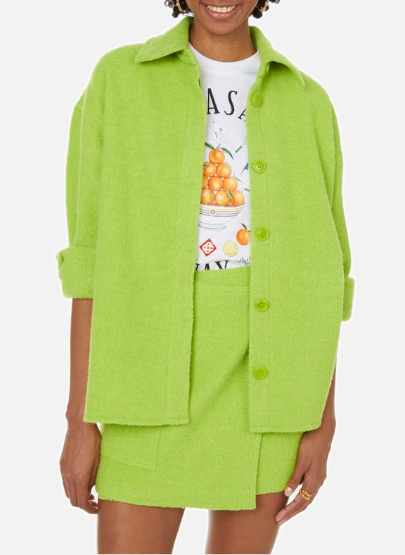 Inez overshirt Green by SAMSOE SAMSOE SAMSOE SAMSOE Inez overshirt Green