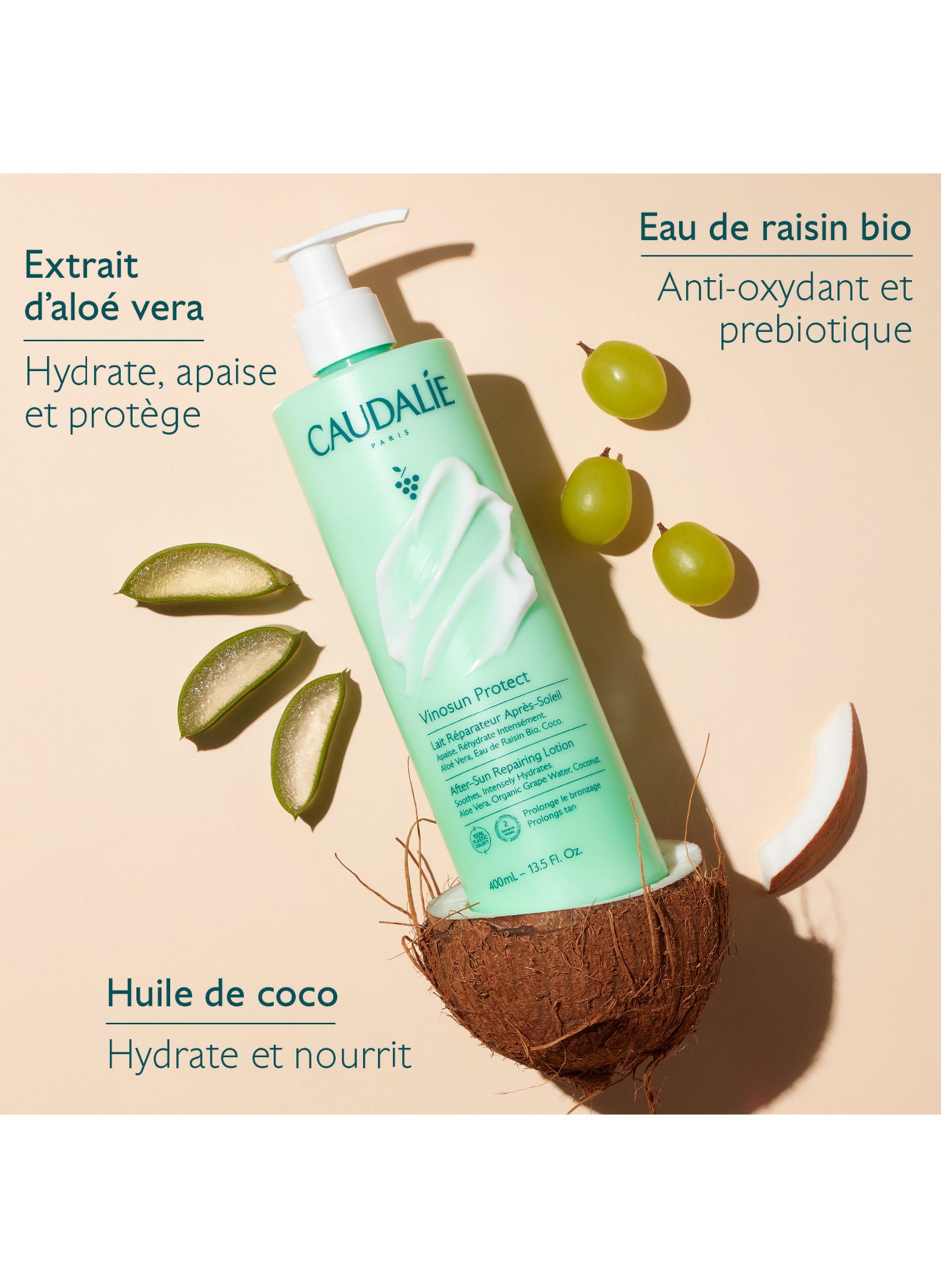 Vinosun Lait Réparateur Après-Soleil CAUDALIE No color