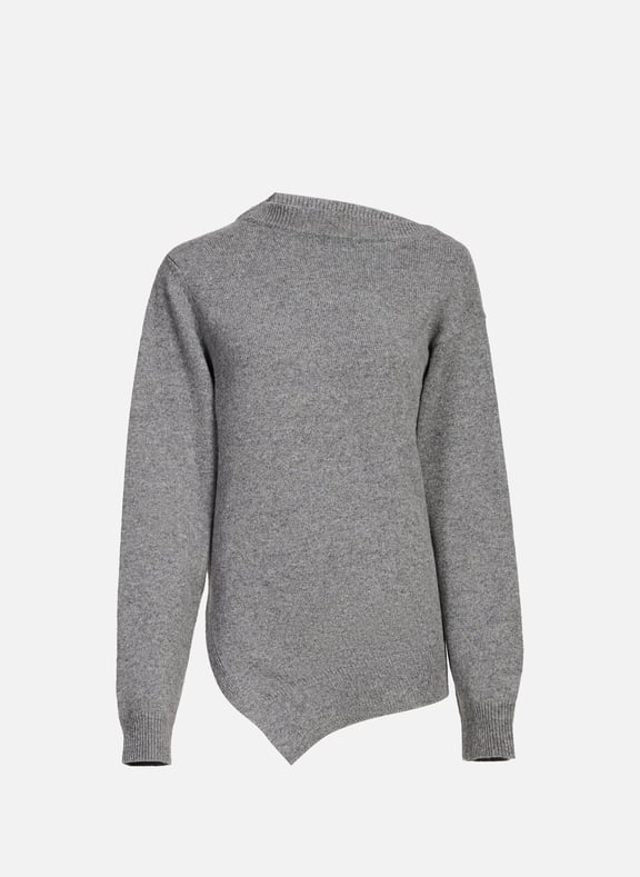 Deconstructed reversible sweater Grey by ROHE FRAMES ROHE FRAMES Deconstructed reversible sweater Grey