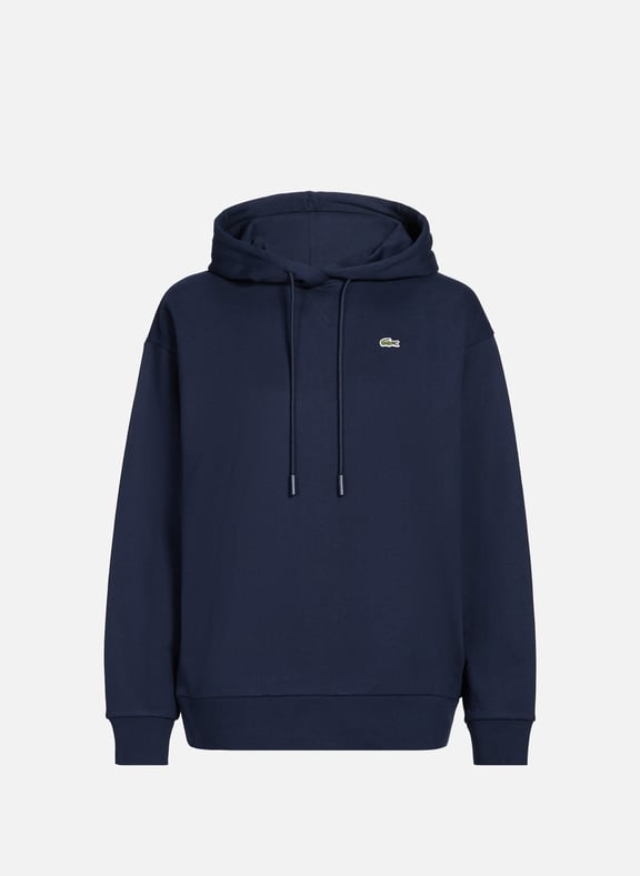 Cotton hoodie Blue by LACOSTE LACOSTE Cotton hoodie Blue