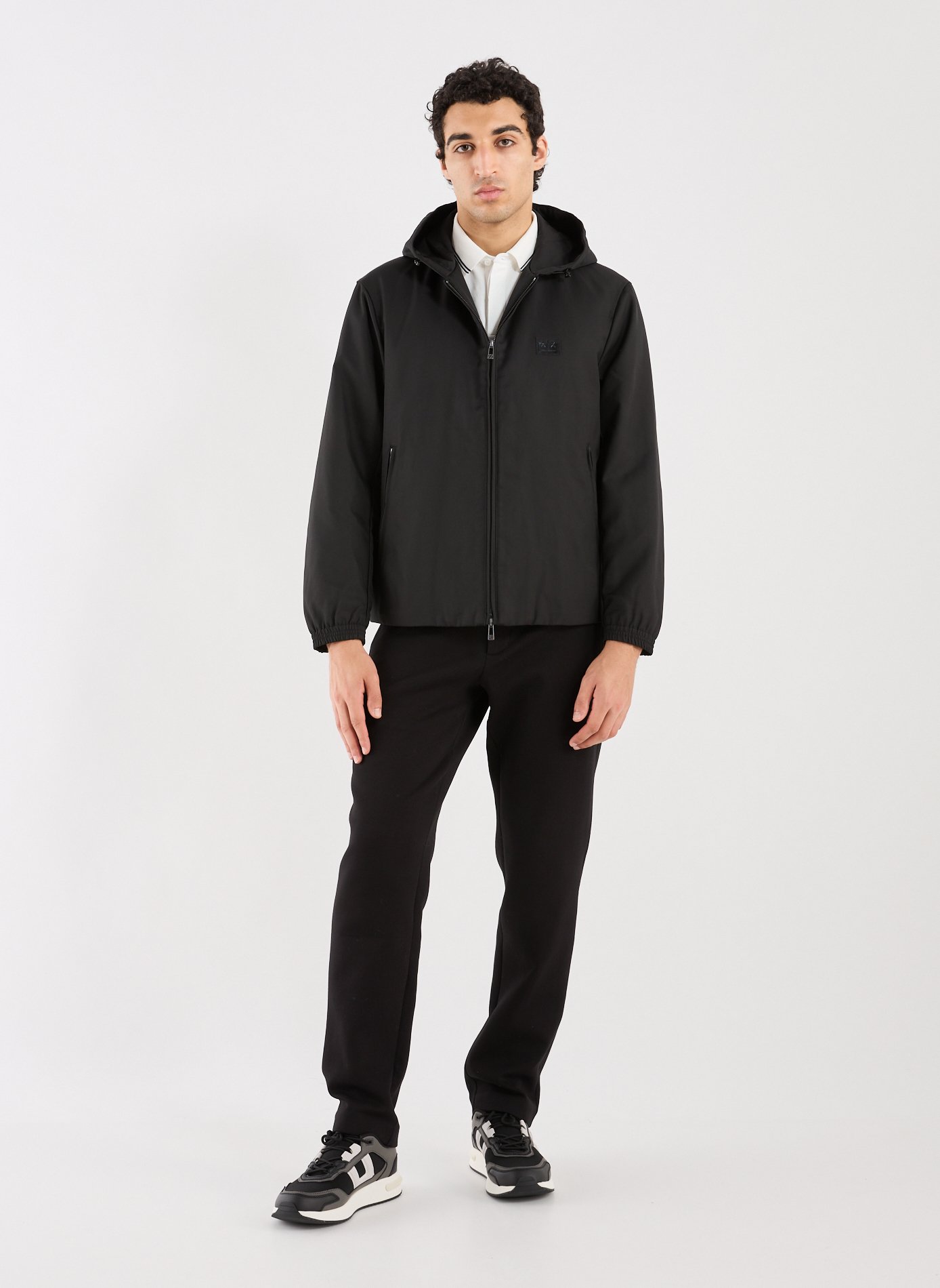 Logo bomber jacket ARMANI EXCHANGE Black