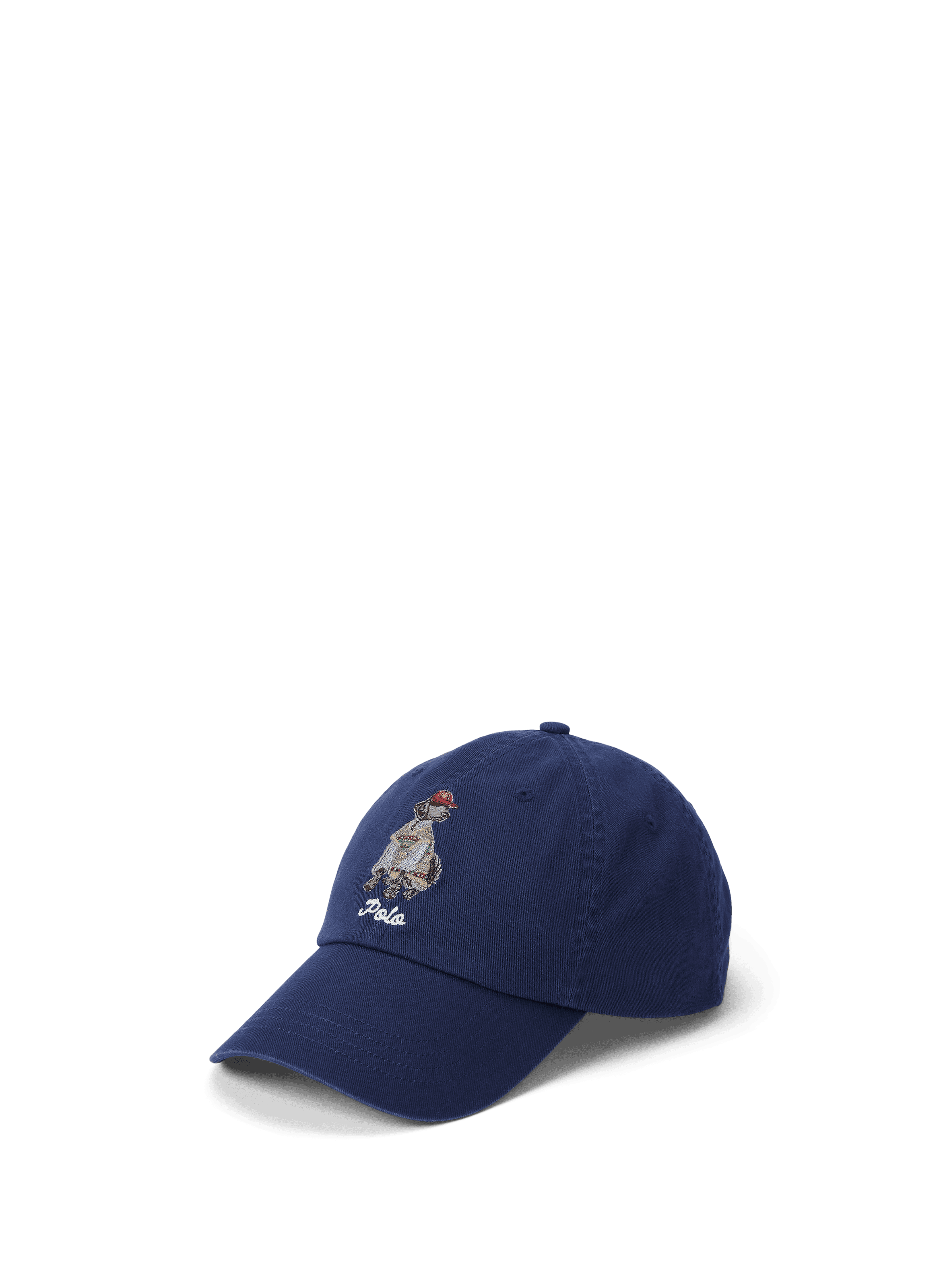 POLO RALPH LAUREN Embroidered cotton baseball cap Blue