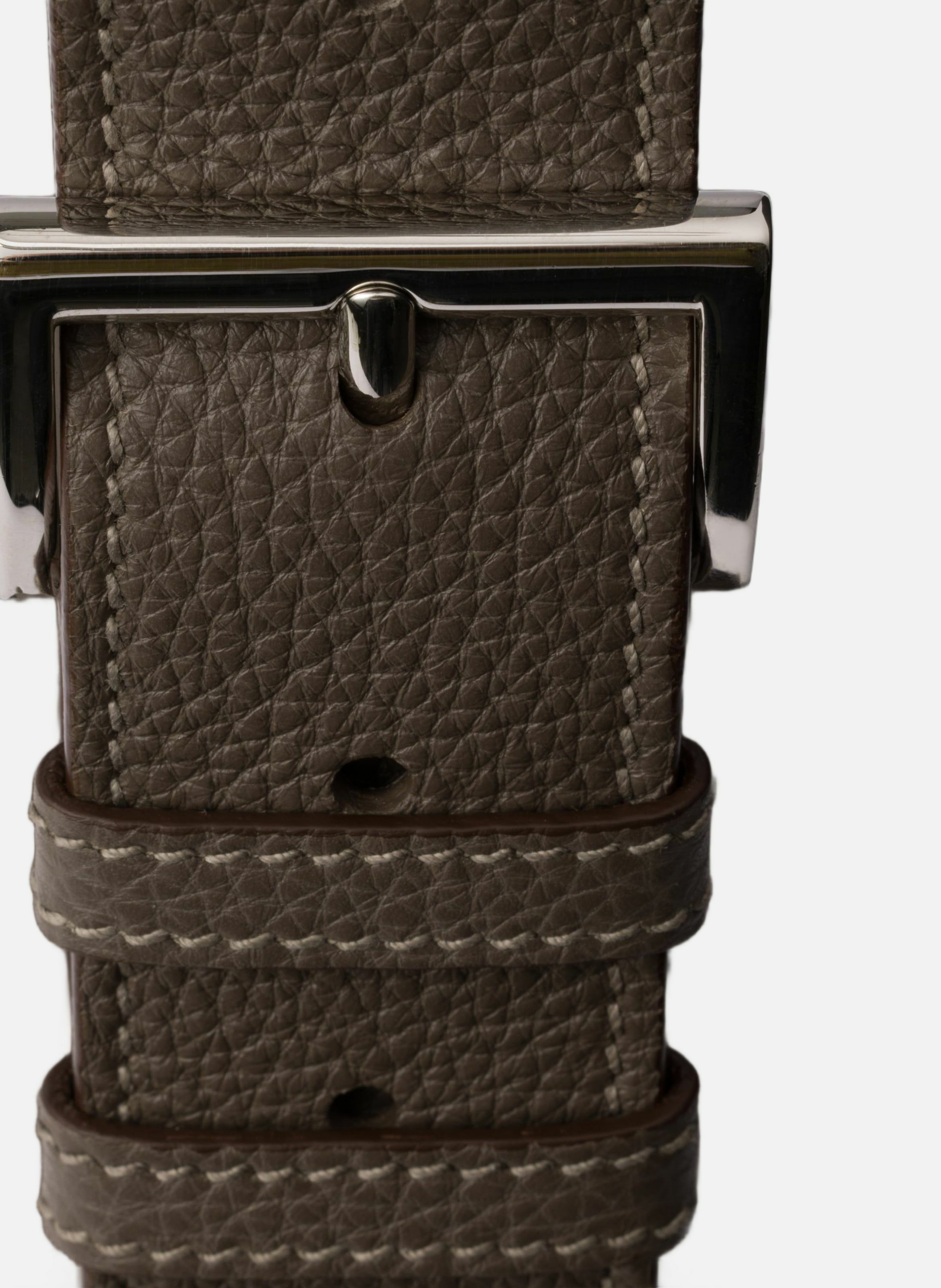 Sac à bandoulière en cuir Gris