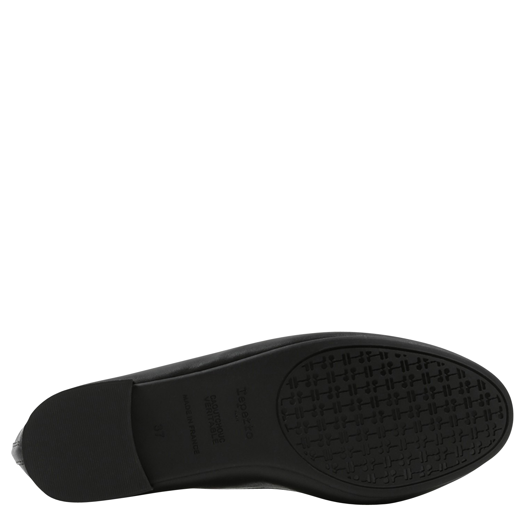 Ballerines en cuir cendrillon REPETTO Noir