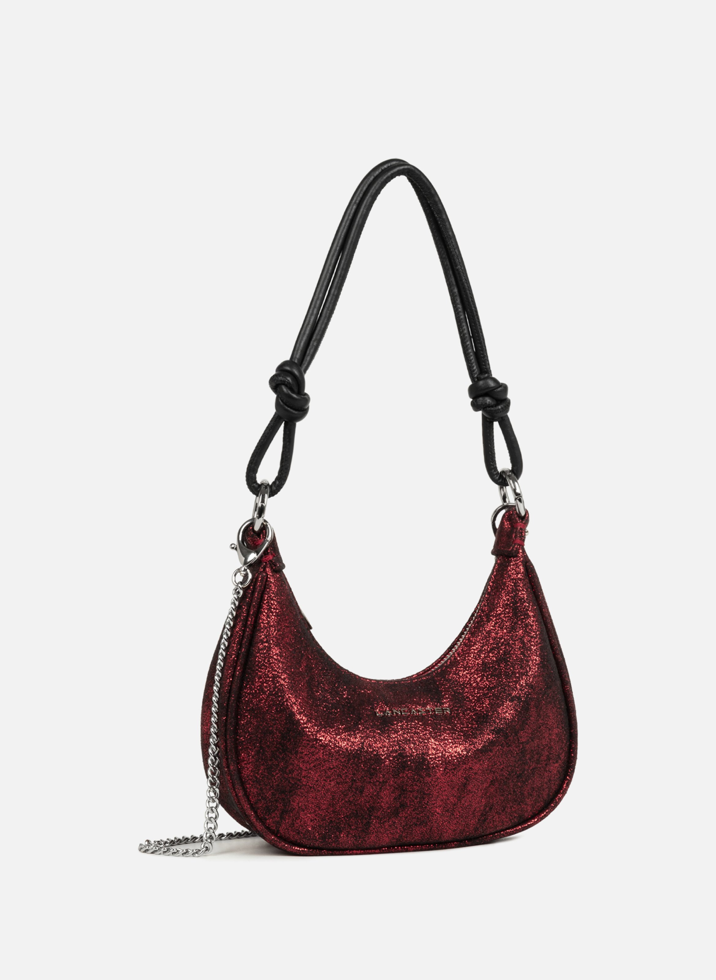 Half-Moon Bag – Shiny Event LANCASTER Red