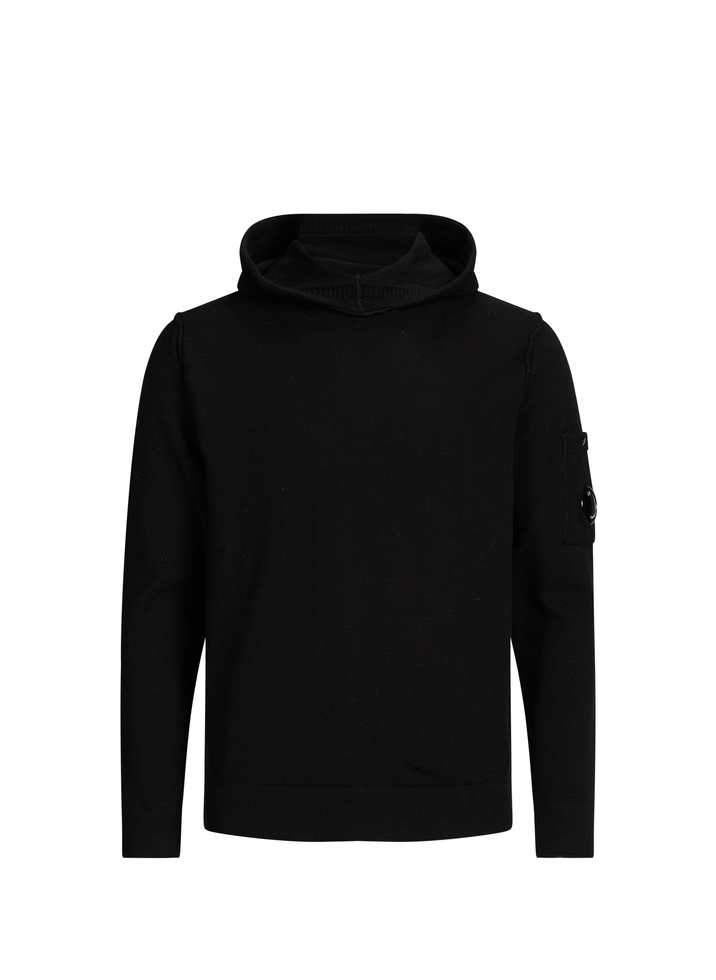 Cotton fleece-blend hoodie CP COMPANY Black