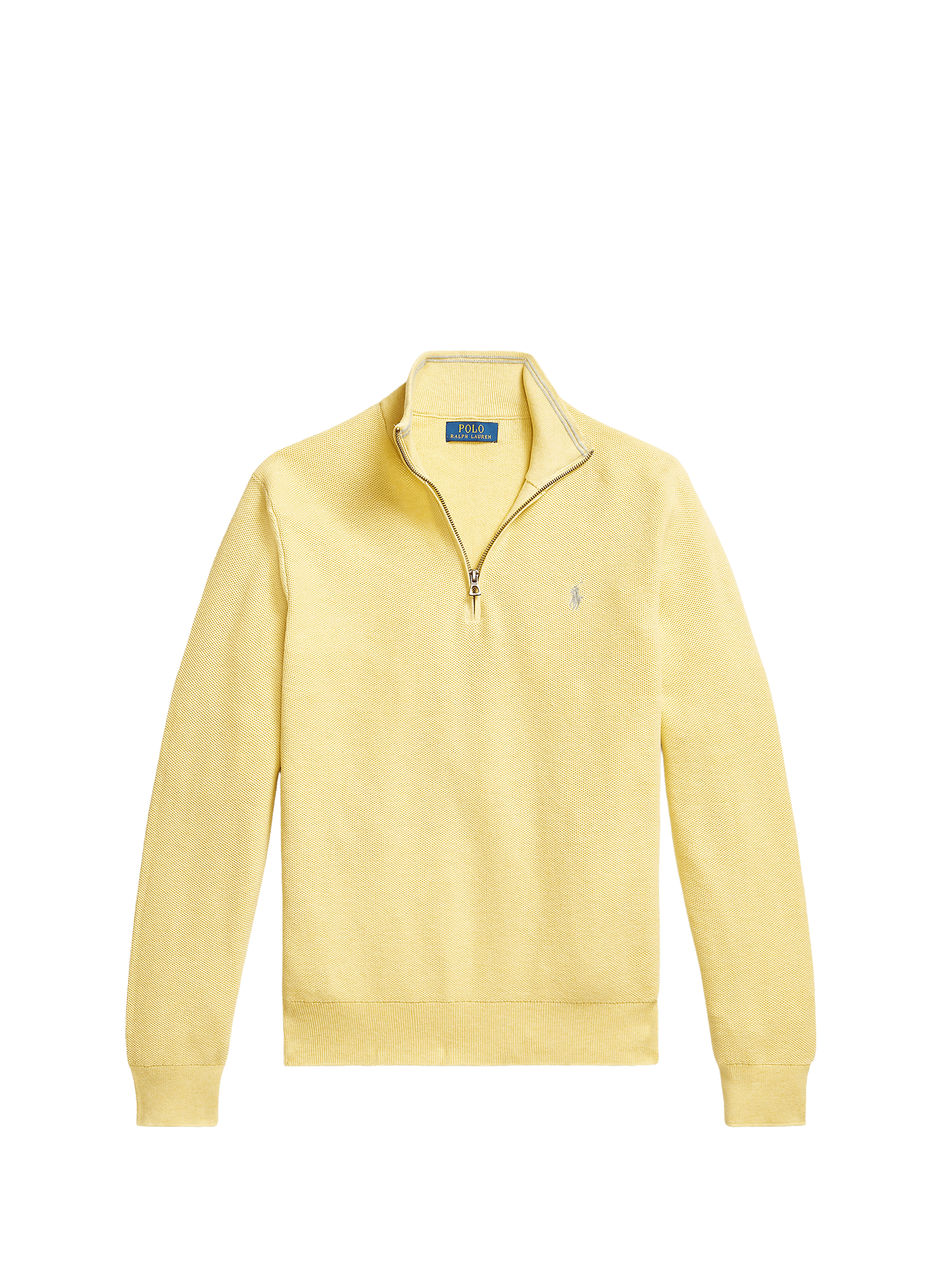 Pull col montant en coton POLO RALPH LAUREN Jaune