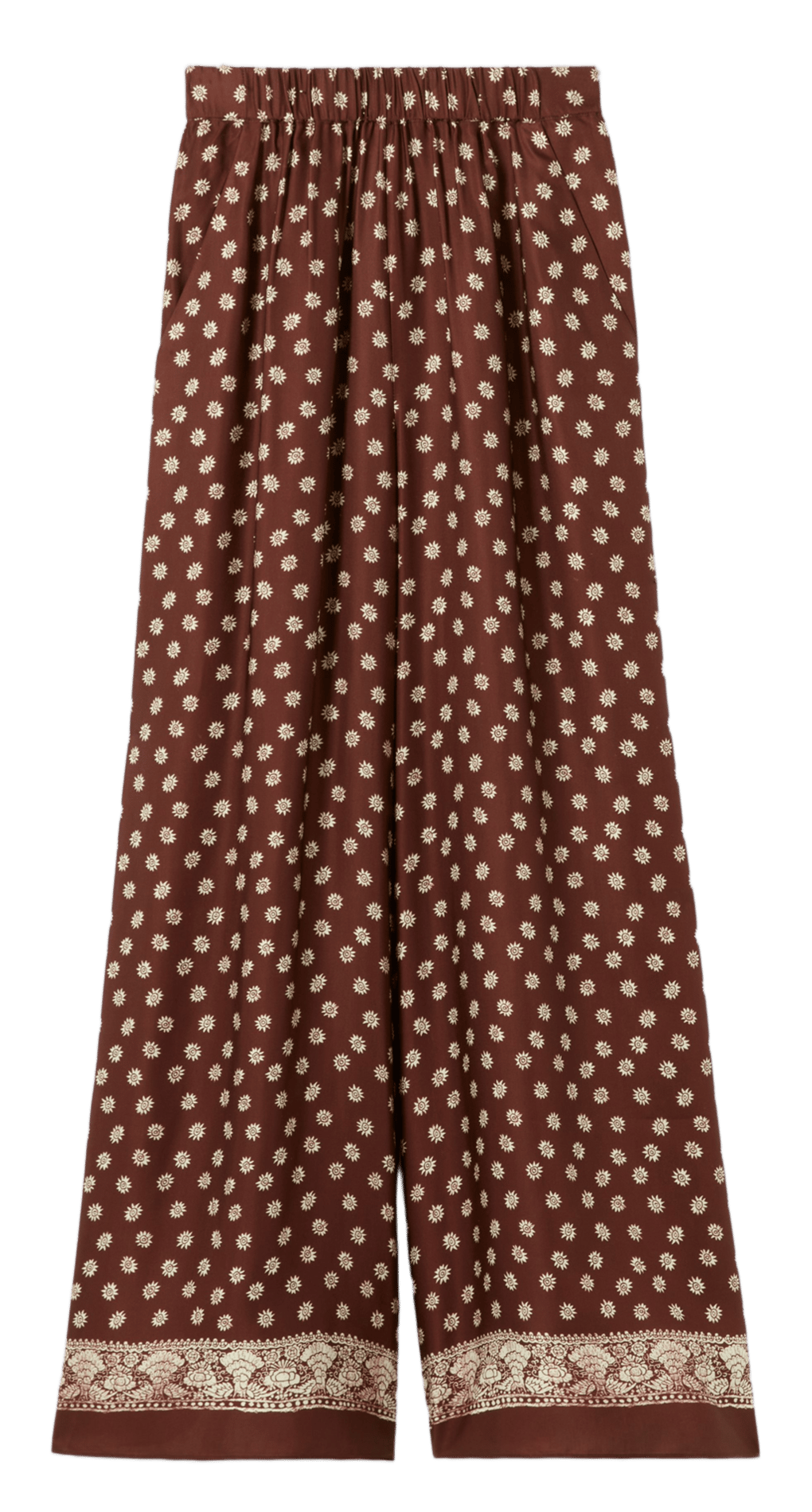 Pantalon large imprimé CLAUDIE PIERLOT Multicolore
