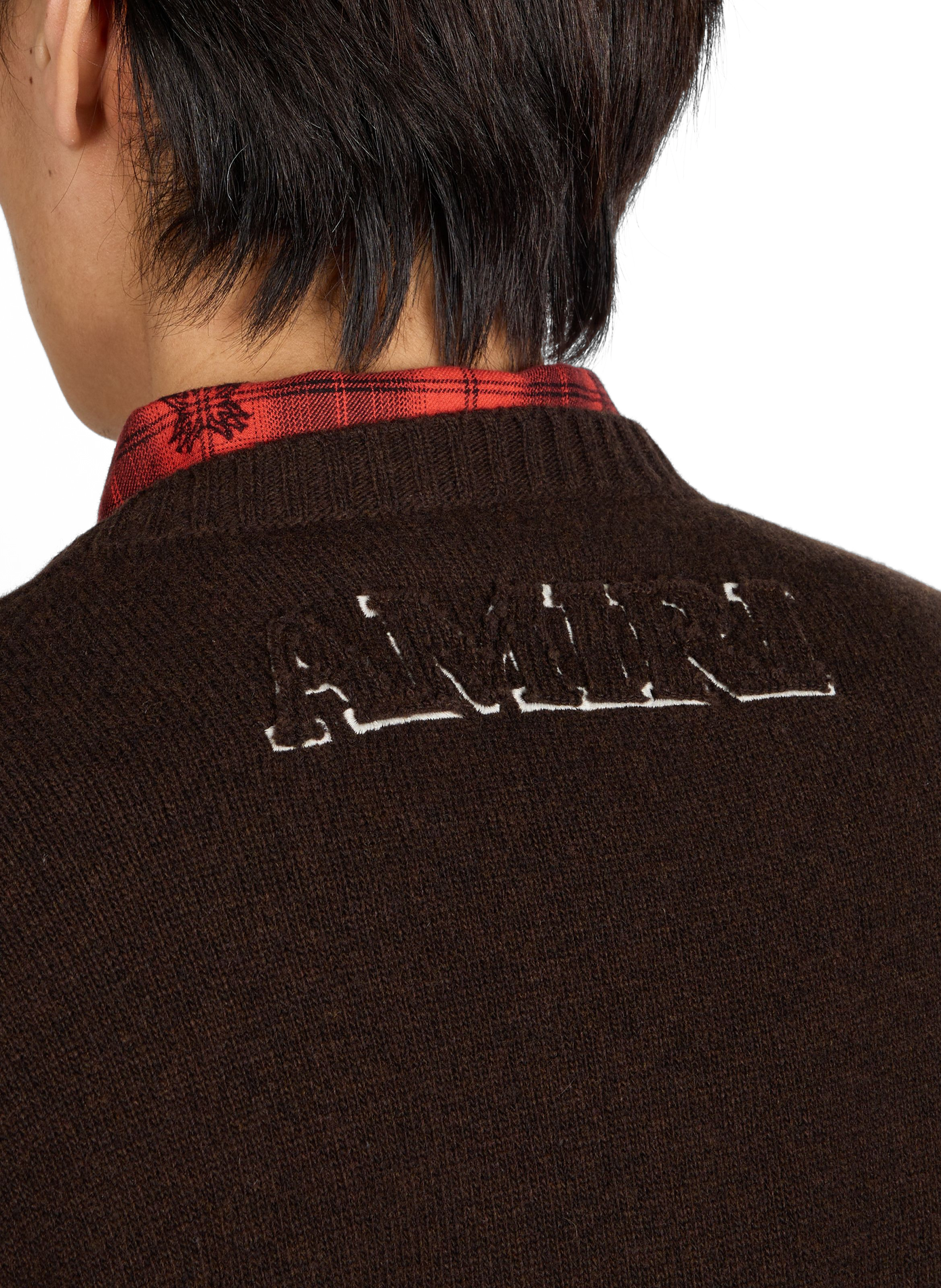 Straight wool virgin long-sleeve sweater AMIRI Multicolour