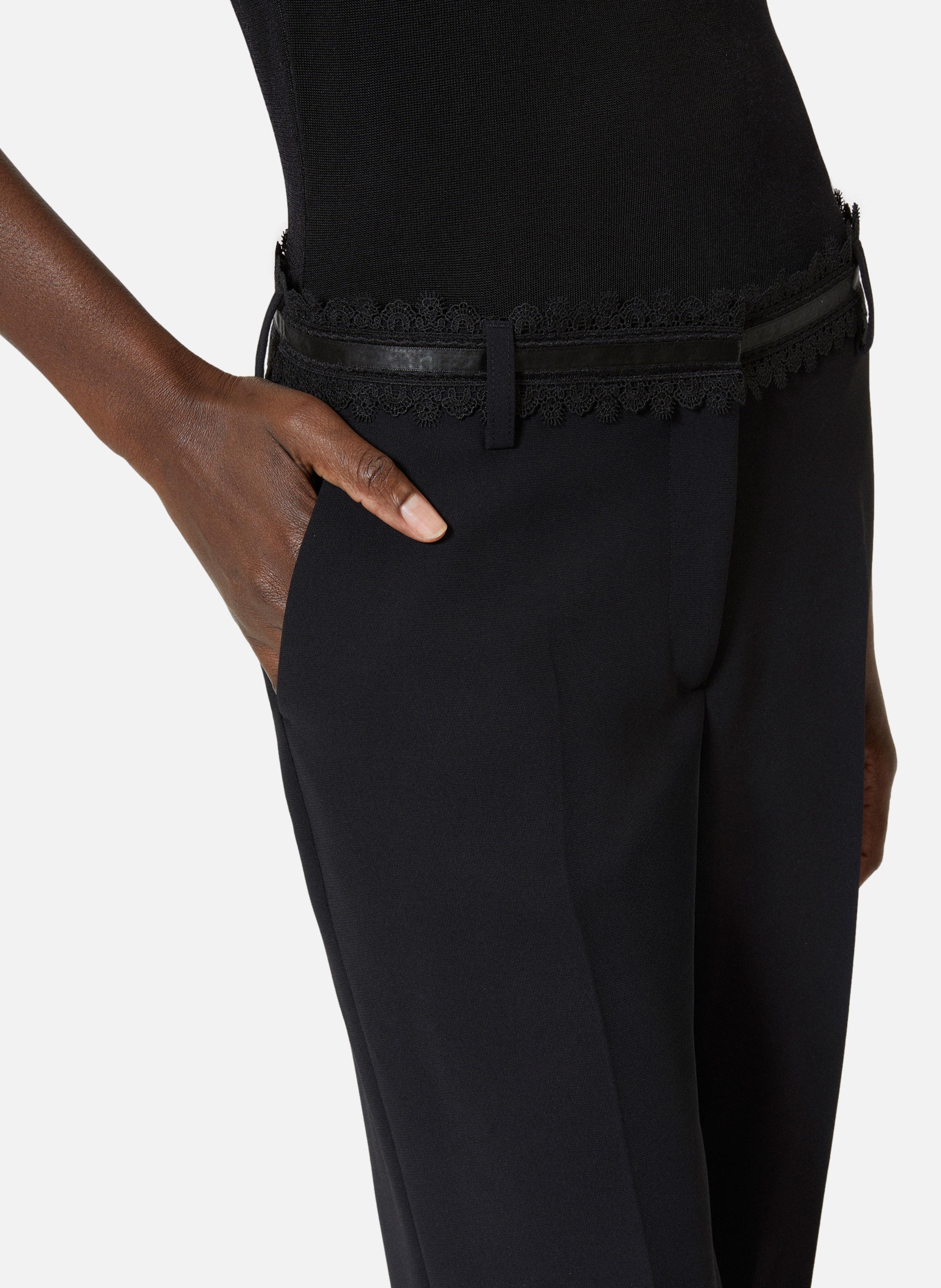 Pantalon tailleur large THE KOOPLES Noir