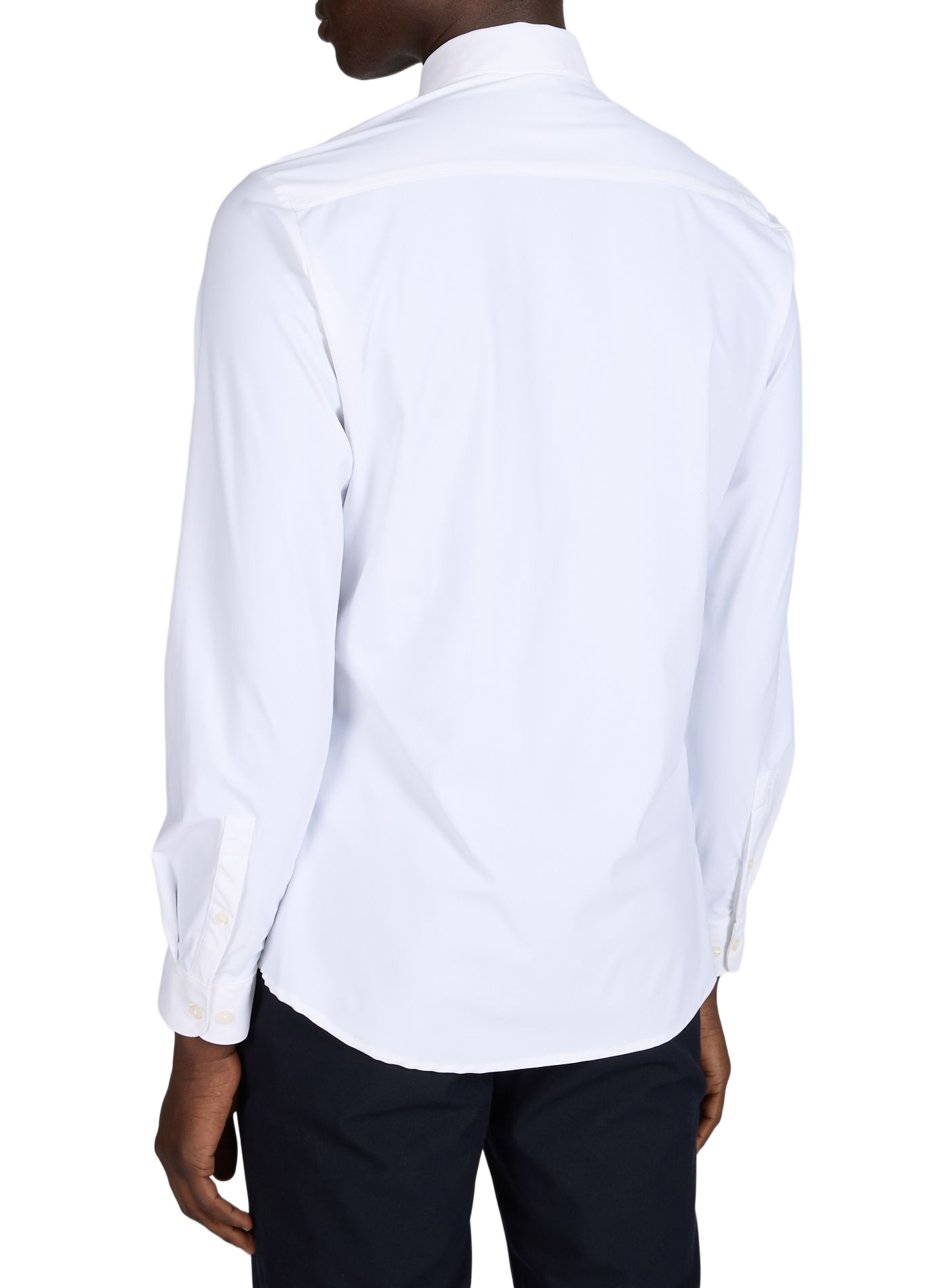 Chemise slim Hetch S en coton AU PRINTEMPS PARIS Blanc