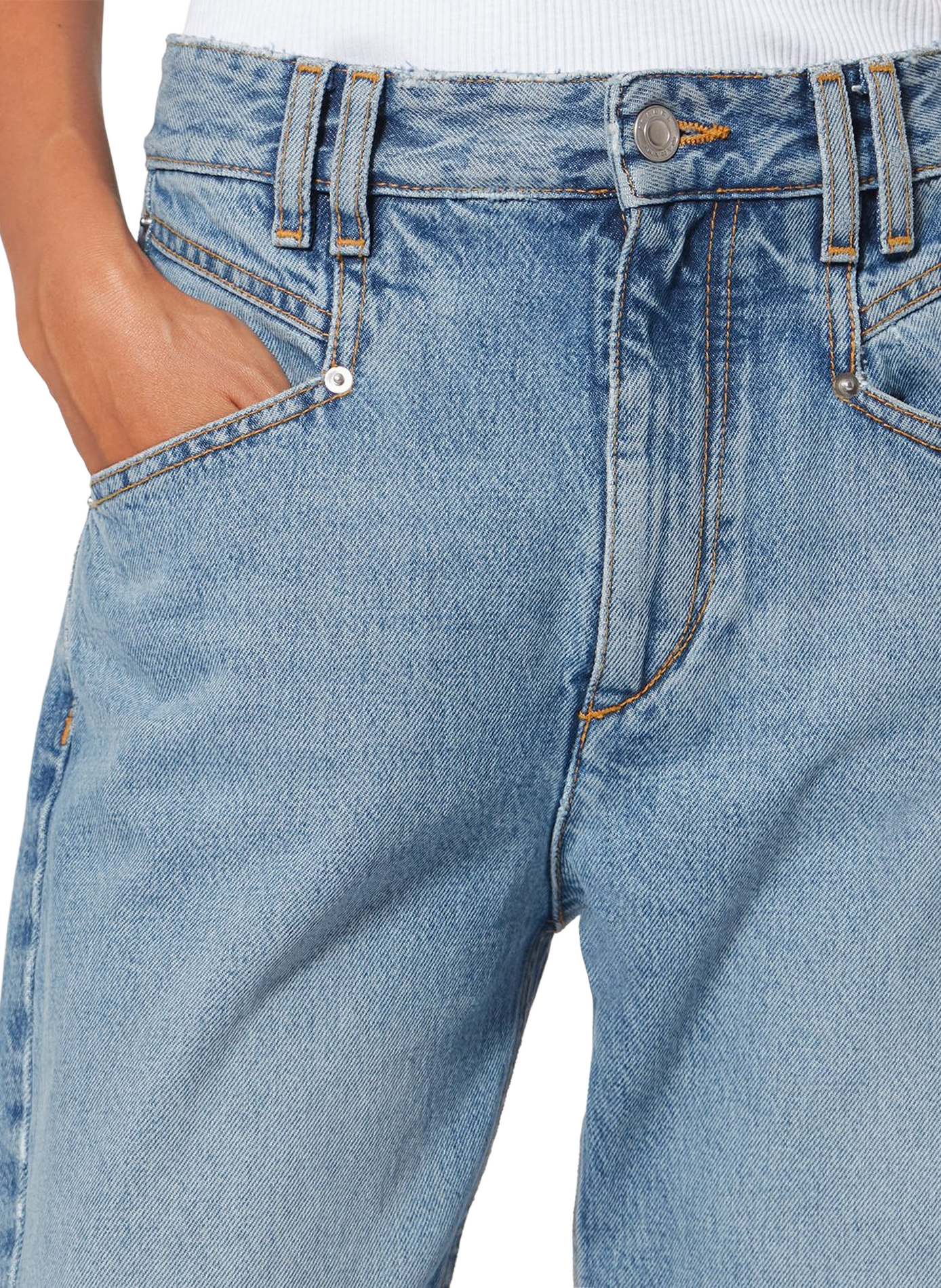 Bootcut jeans Belvia in cotton denim ISABEL MARANT Blue