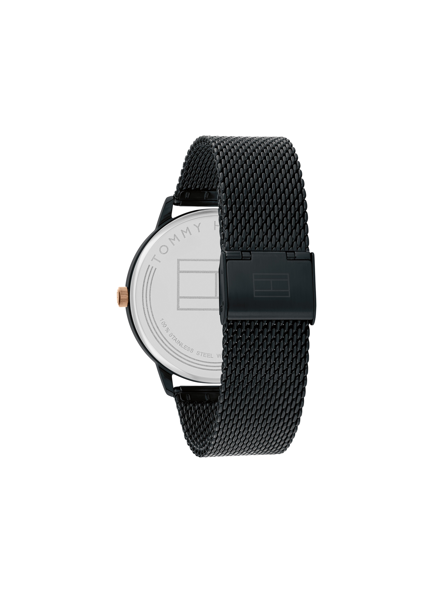 Montre quartz Hendrix en acier inoxydable TOMMY HILFIGER MONTRES Noir