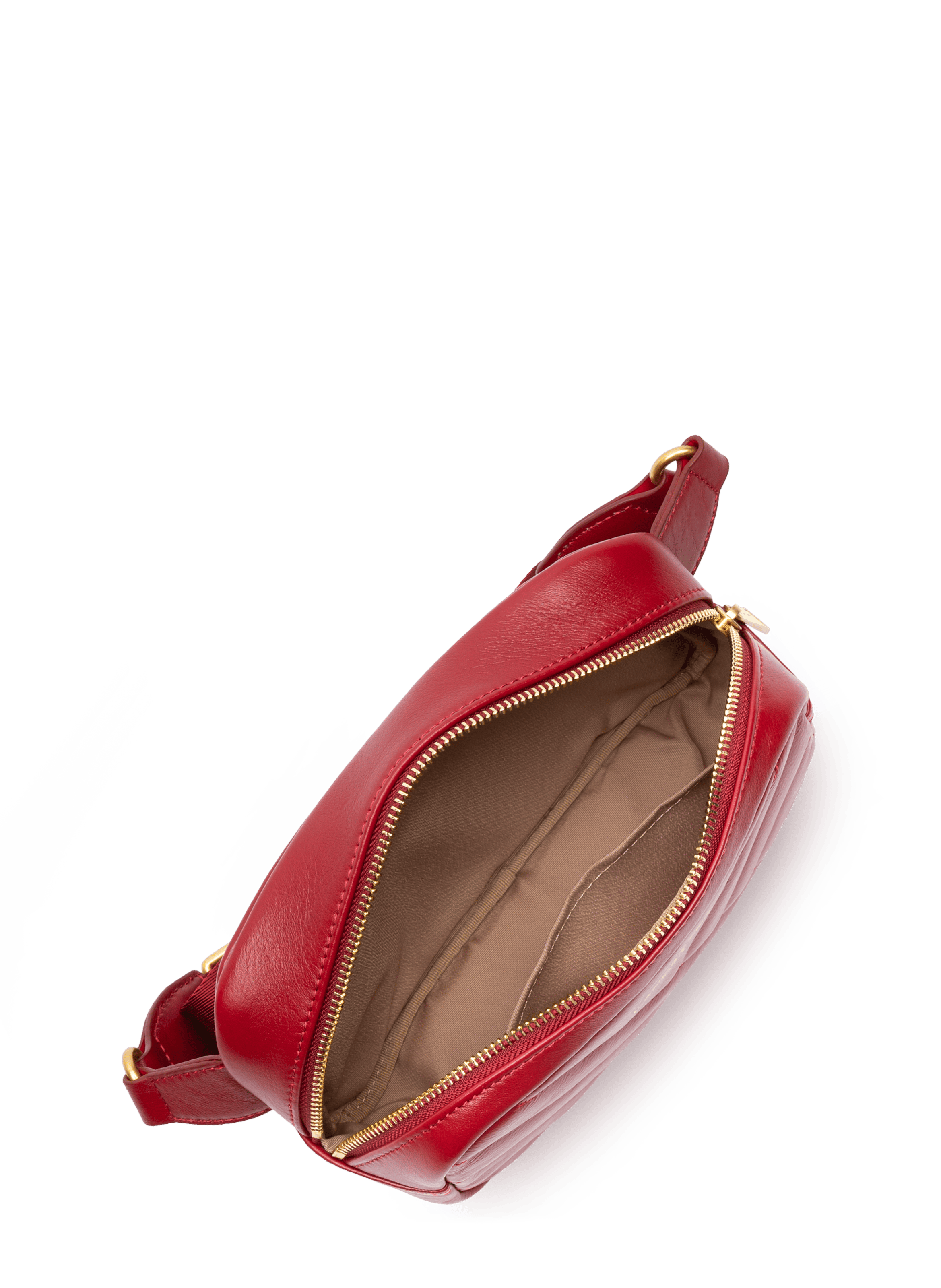 Belt bag - soft matelassé LANCASTER Red