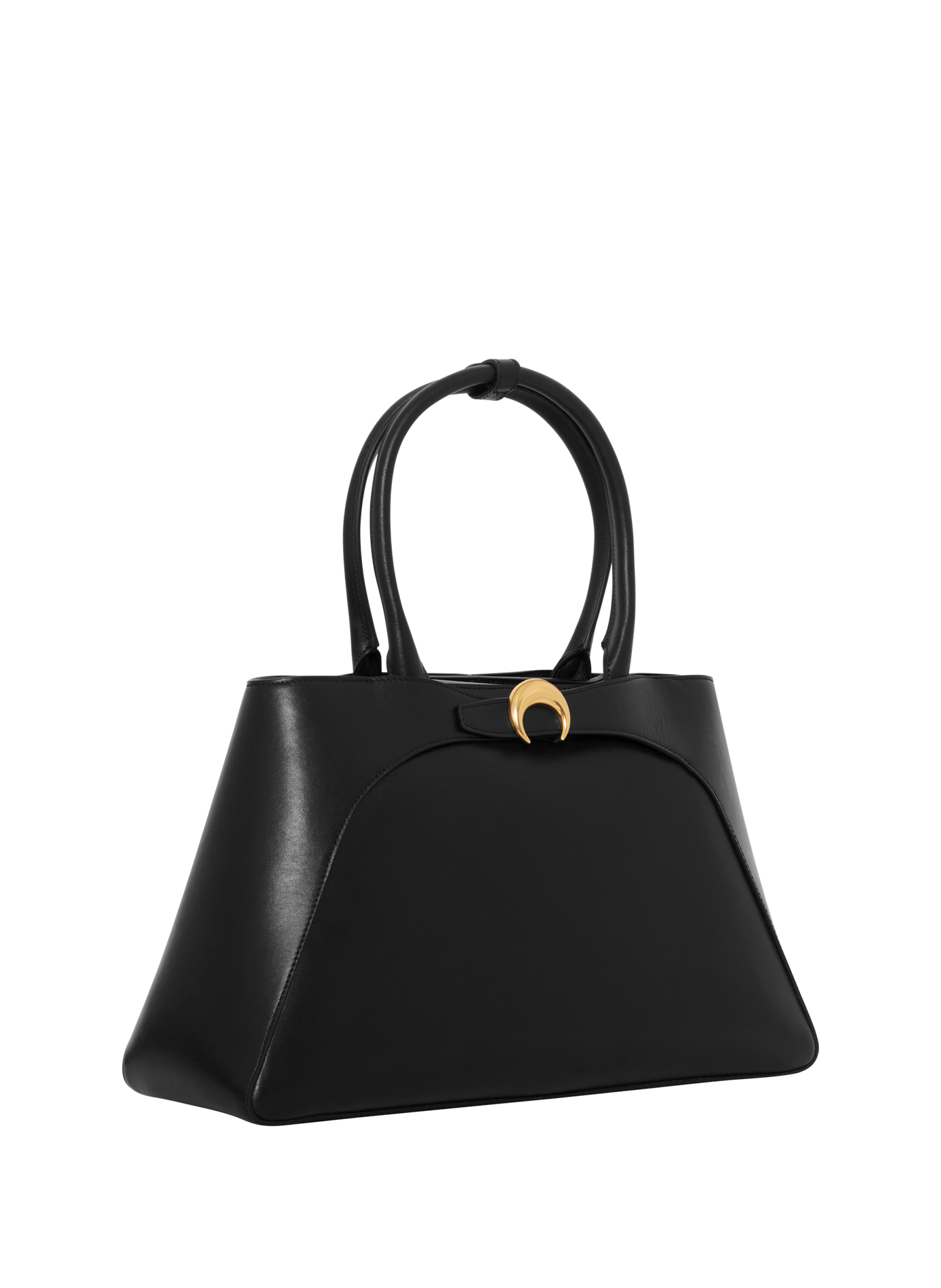 Smooth leather aurora MARINE SERRE Black