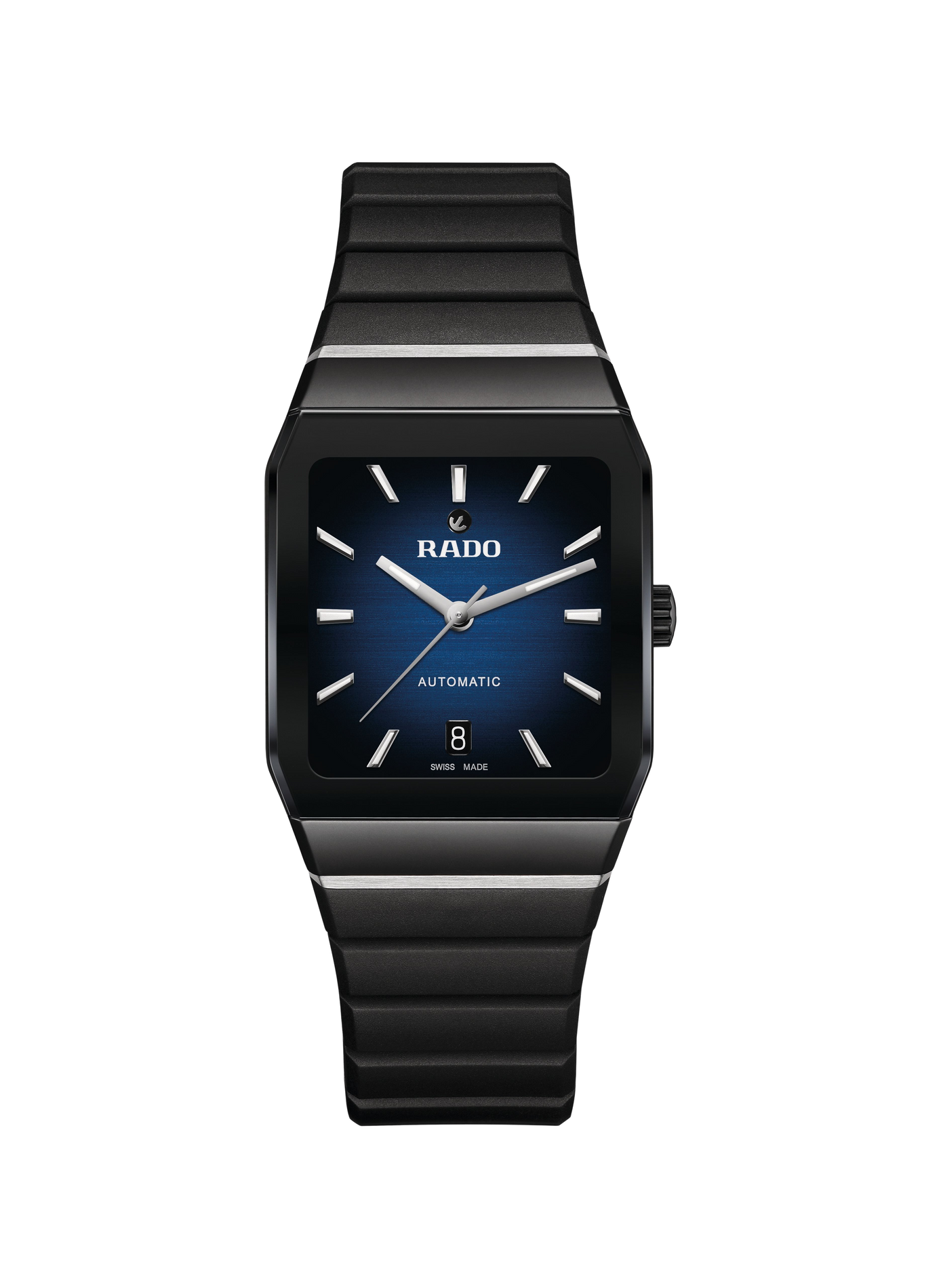 Montre automatique Anatom en caoutchouc RADO Bleu