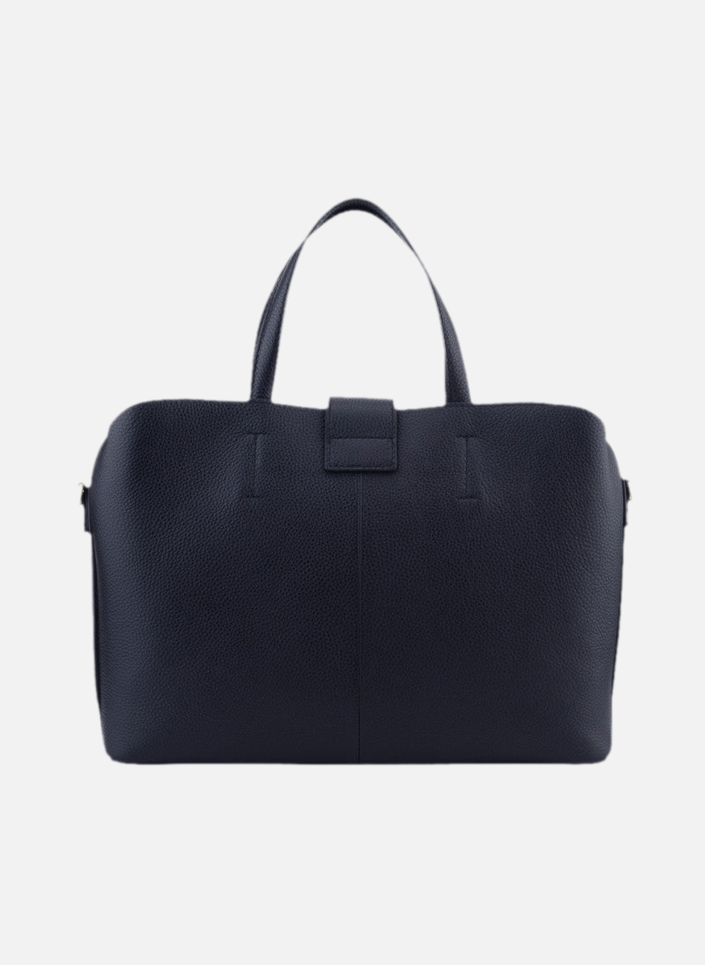 Cavalcade | sac à main mm en cuir de vachette POURCHET Bleu