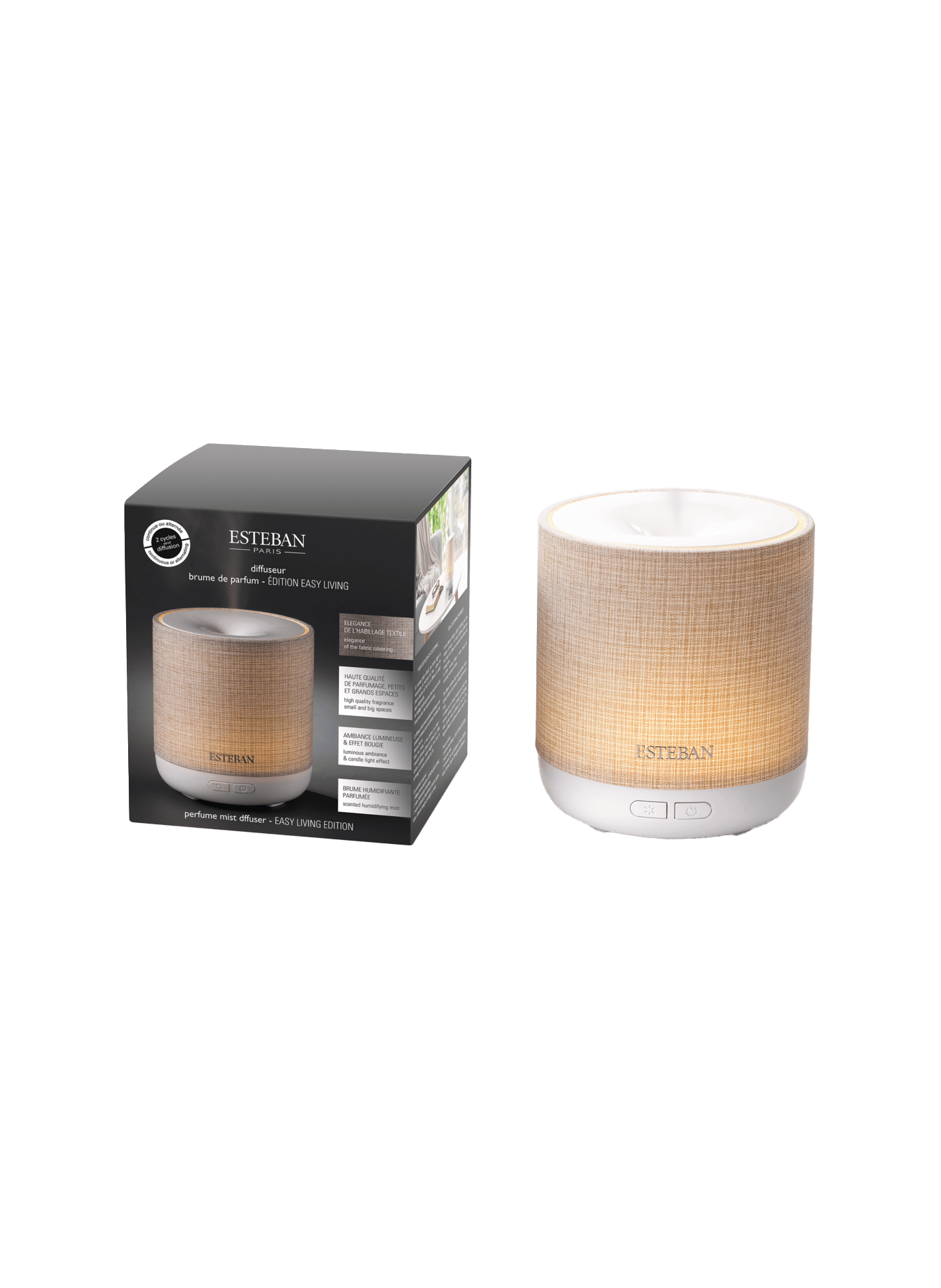 Diffuseur brume de parfum Easy Living ESTEBAN Doré