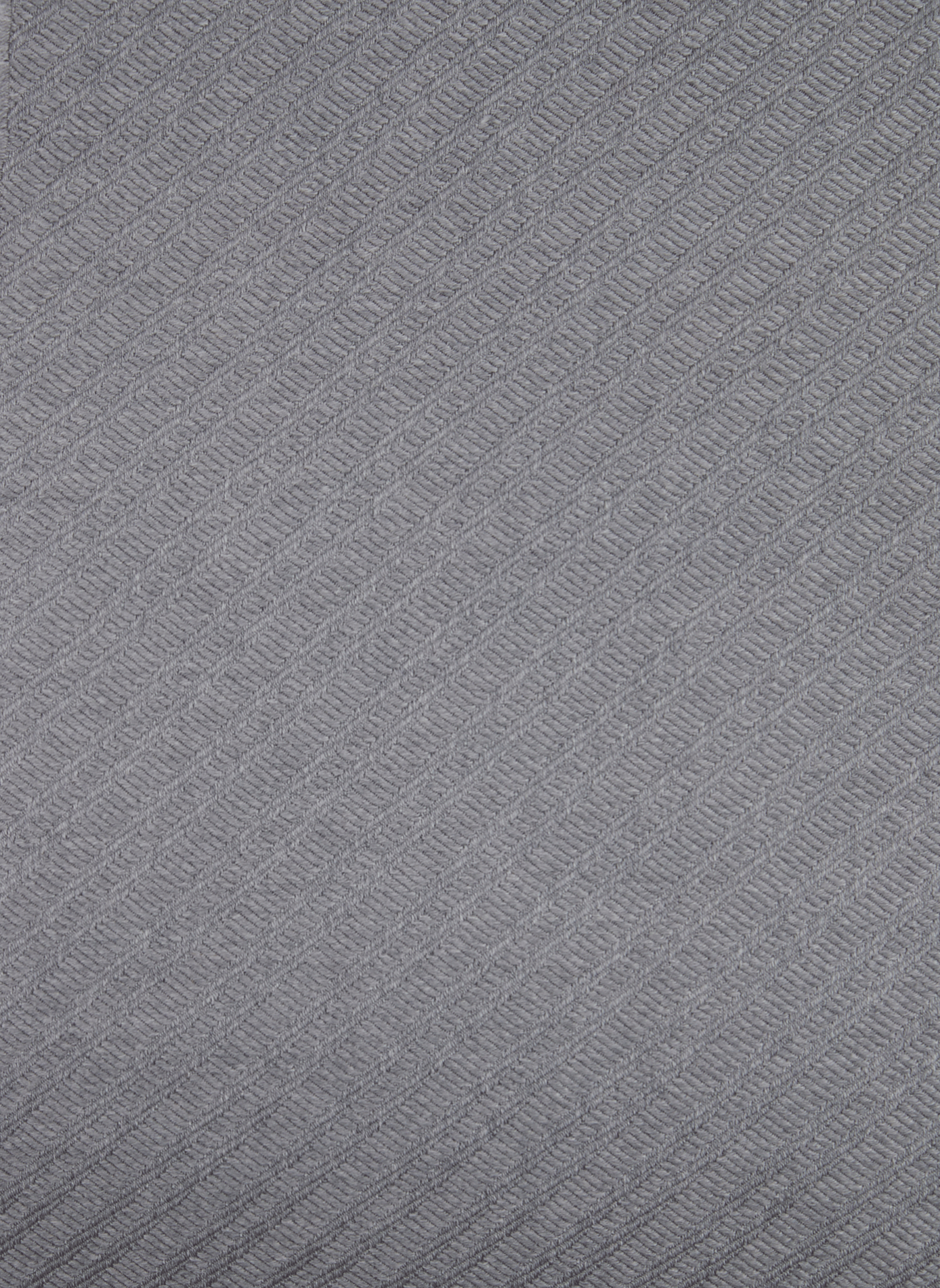 Striped wool scarf with frayed edges EMPORIO ARMANI Grey