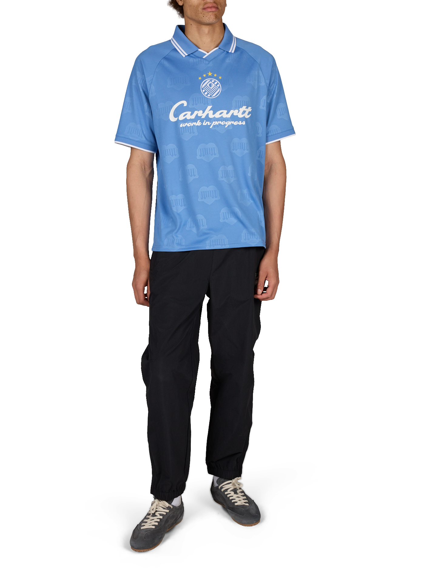 Locker geschnittenes T-Shirt mit kontrastierendem Saum CARHARTT WIP Blau