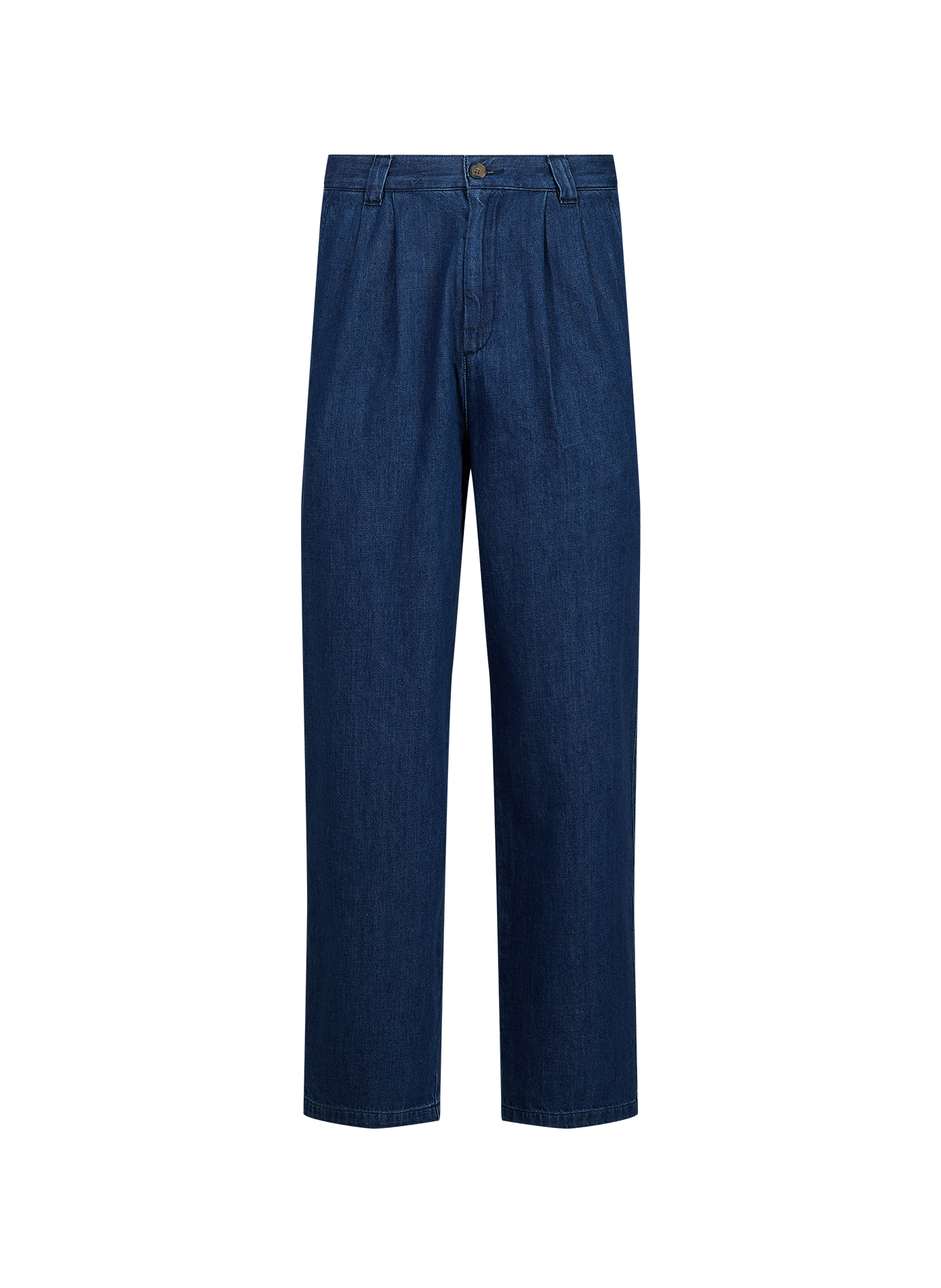 Wide-leg cotton jeans A.P.C. Blue