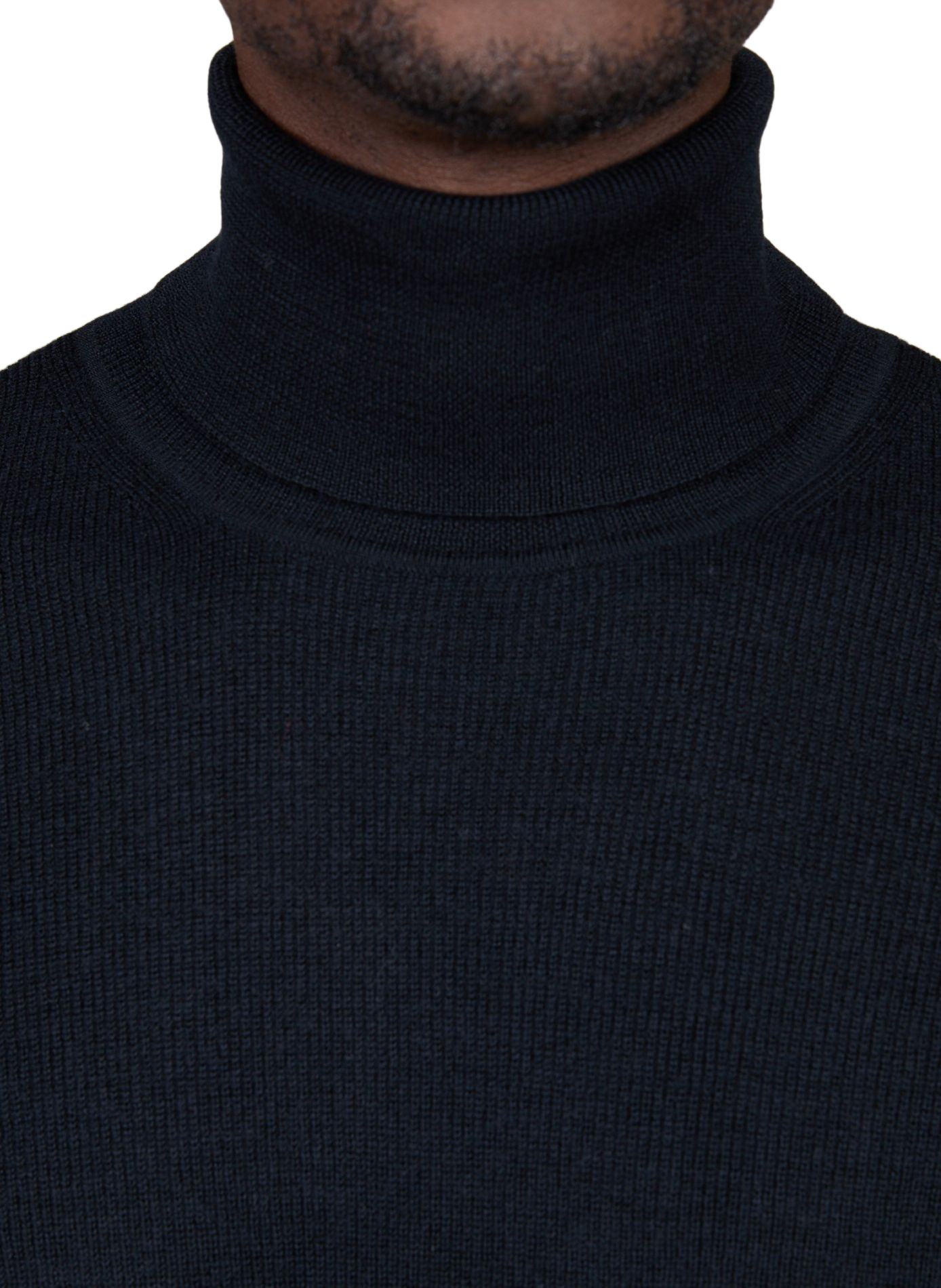 Pullover mit Polokragen aus Wolle EMPORIO ARMANI Blau
