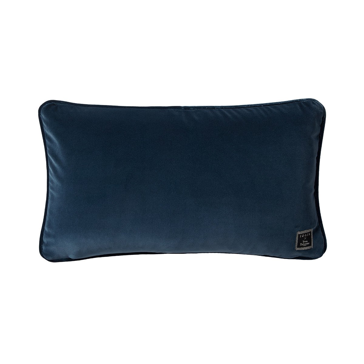 Housse de coussin en velours, divan YVES DELORME Bleu