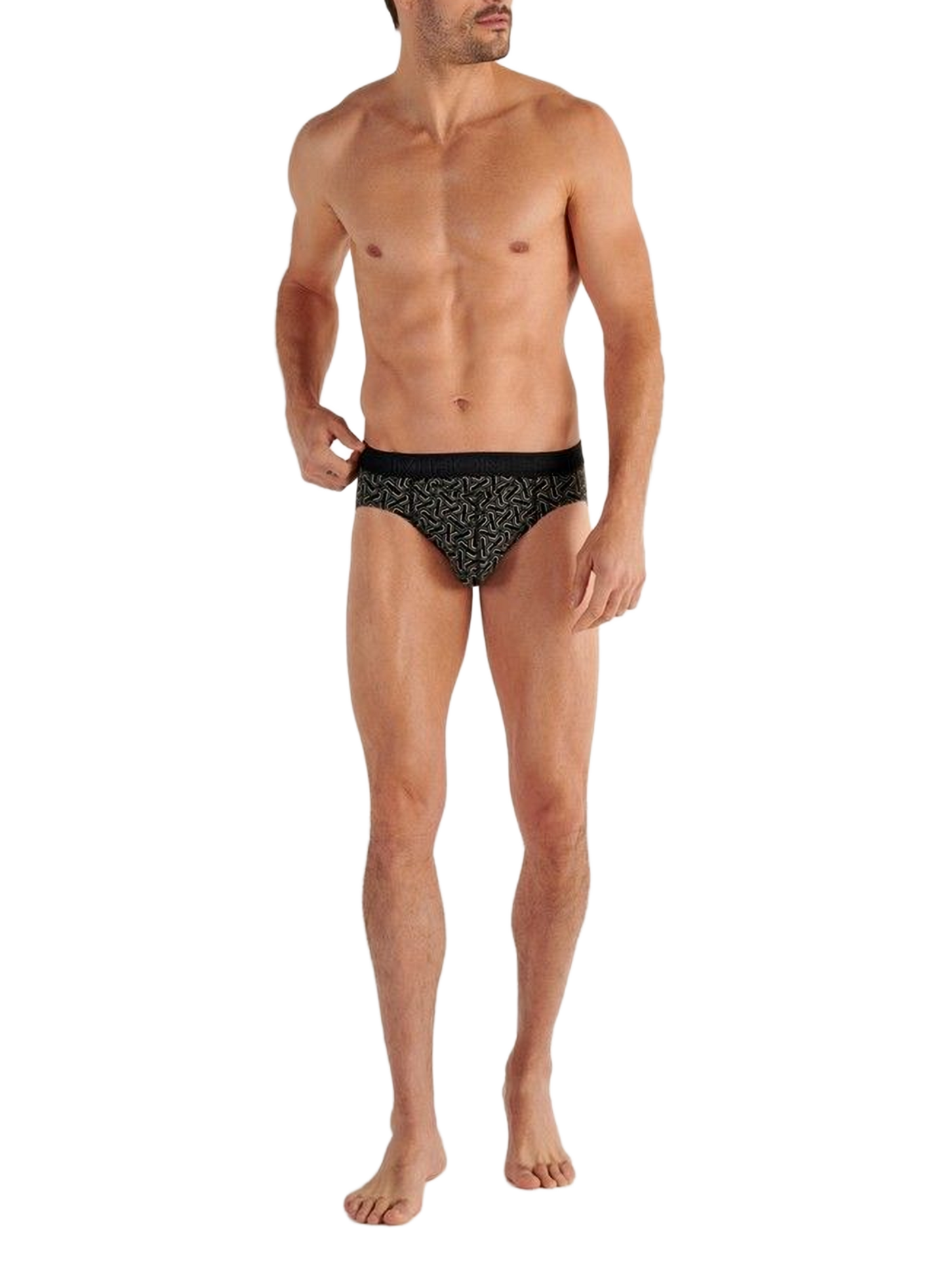 Set of 2 mixed cotton briefs HOM Multicolour